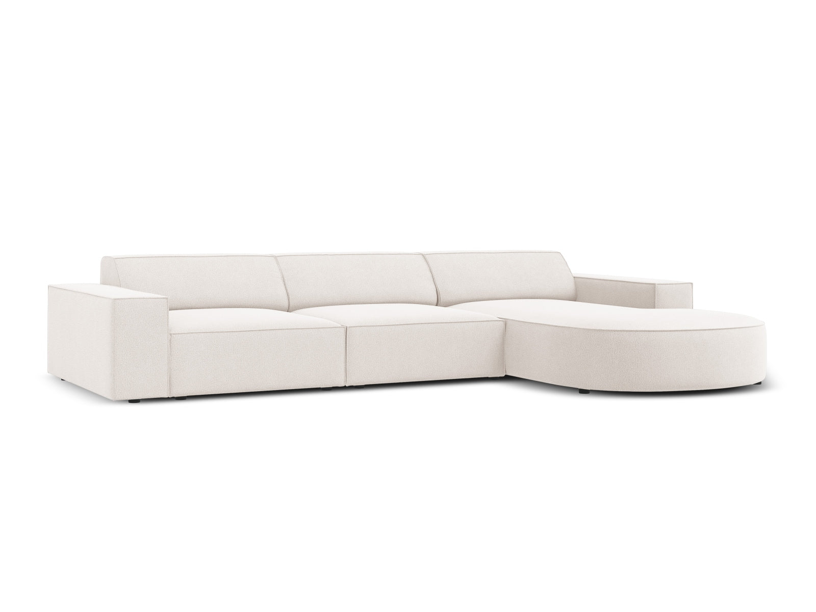 Erleben Sie das Jodie Ecksofa von Micadoni: ein elegantes, modulares 4-Sitzer Sofa, das höchsten Komfort und individuelle Gestaltungsmöglichkeiten bietet.