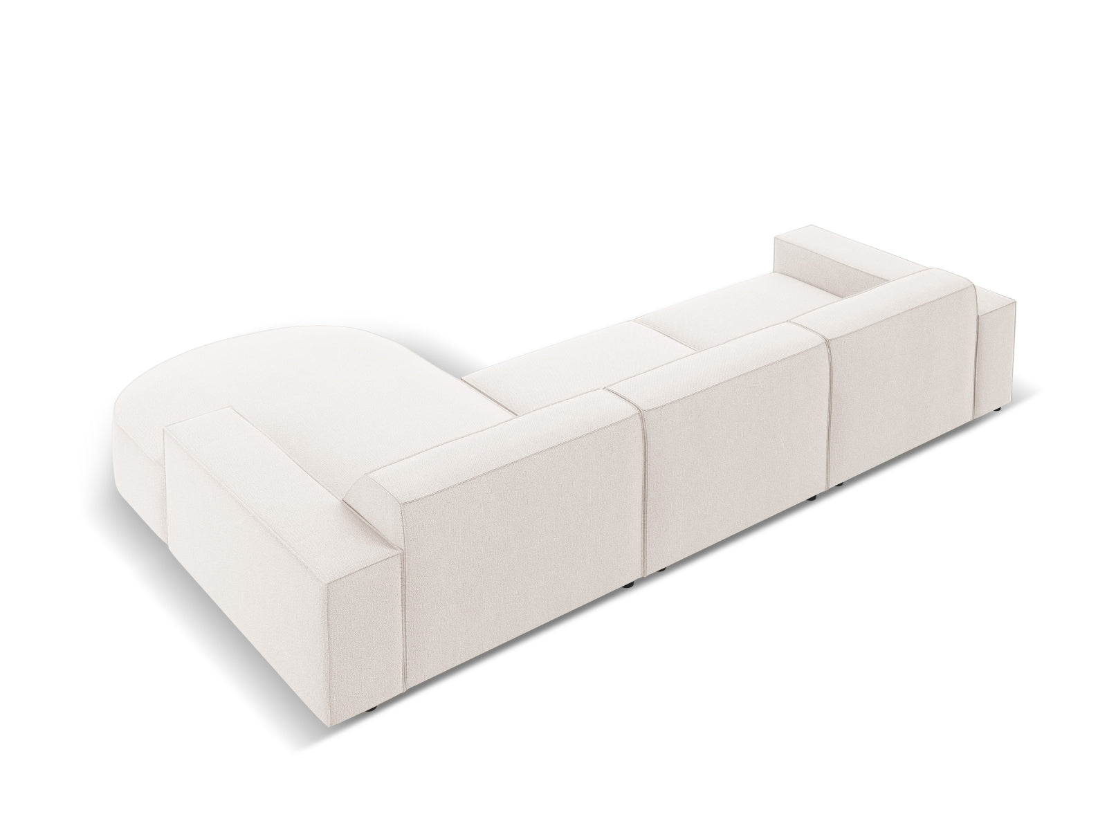 Erleben Sie das Jodie Ecksofa von Micadoni: ein elegantes, modulares 4-Sitzer Sofa, das höchsten Komfort und individuelle Gestaltungsmöglichkeiten bietet.