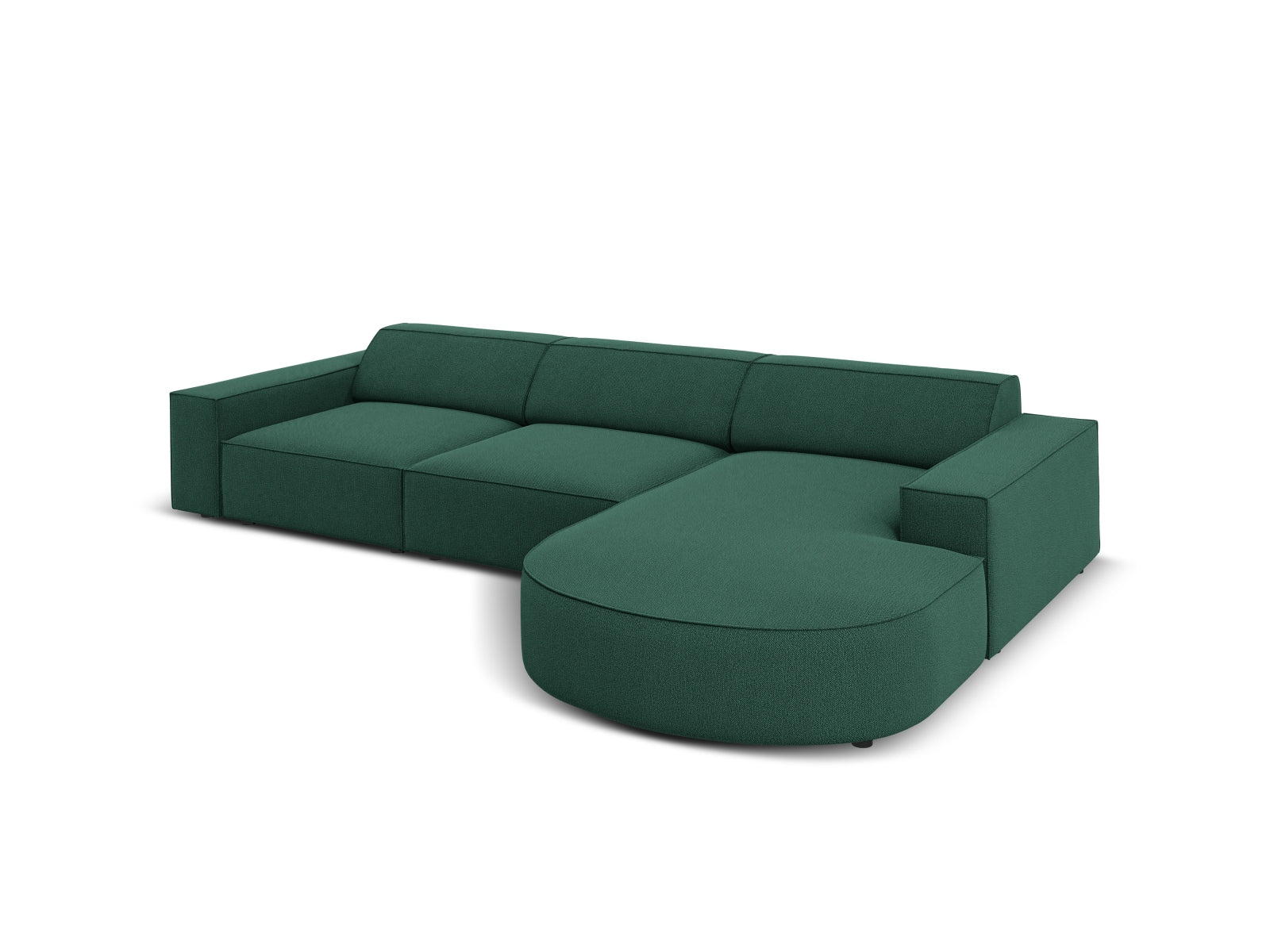 Entdecken Sie das Jodie Ecksofa von Micadoni: ein elegantes, modulares 4-Sitzer Sofa, das höchsten Komfort und vielseitige Gestaltung bietet.