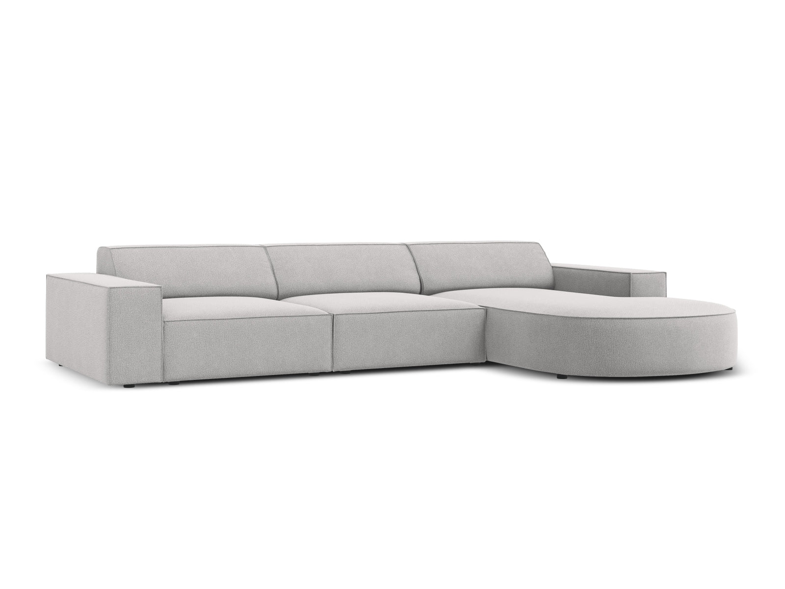 Erleben Sie das Jodie Ecksofa von Micadoni: ein elegantes, modulares 4-Sitzer Sofa, das höchsten Komfort und individuelle Gestaltungsmöglichkeiten bietet.