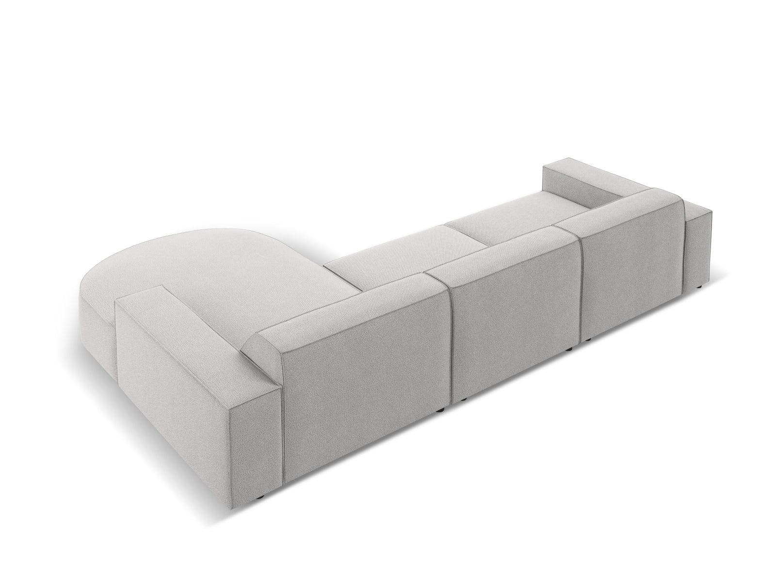 Erleben Sie das Jodie Ecksofa von Micadoni: ein elegantes, modulares 4-Sitzer Sofa, das höchsten Komfort und individuelle Gestaltungsmöglichkeiten bietet.