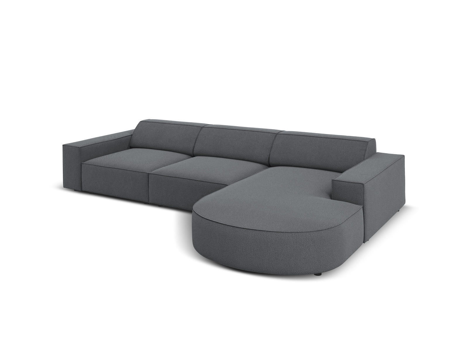 Entdecken Sie das Jodie Ecksofa rechts 4 Sitzer von Micadoni – ein stilvolles, modulares Sofa, das höchsten Komfort und individuelle Gestaltungsmöglichkeiten bietet.