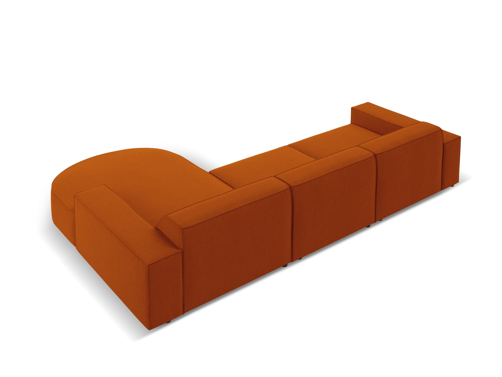 Erleben Sie das Jodie Ecksofa rechts 4 Sitzer von Micadoni – ein elegantes, modulares Sofa, das Komfort und Stil in Ihr Wohnzimmer bringt.