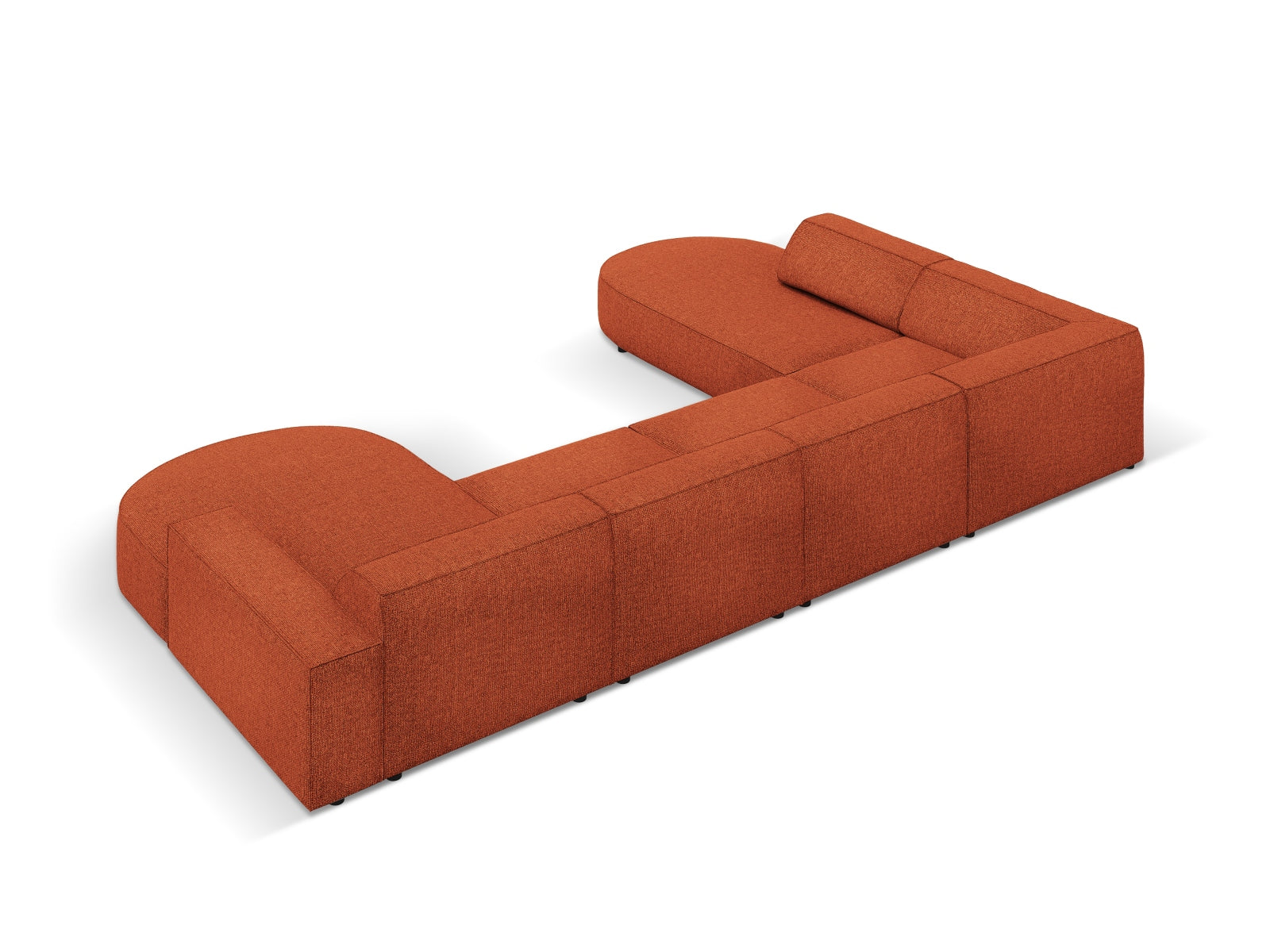 Erleben Sie das Jodie Modulares Panoramic Ecksofa links von Micadoni – ein elegantes 7-Sitzer Sofa, das Stil, Komfort und Anpassungsfähigkeit vereint.