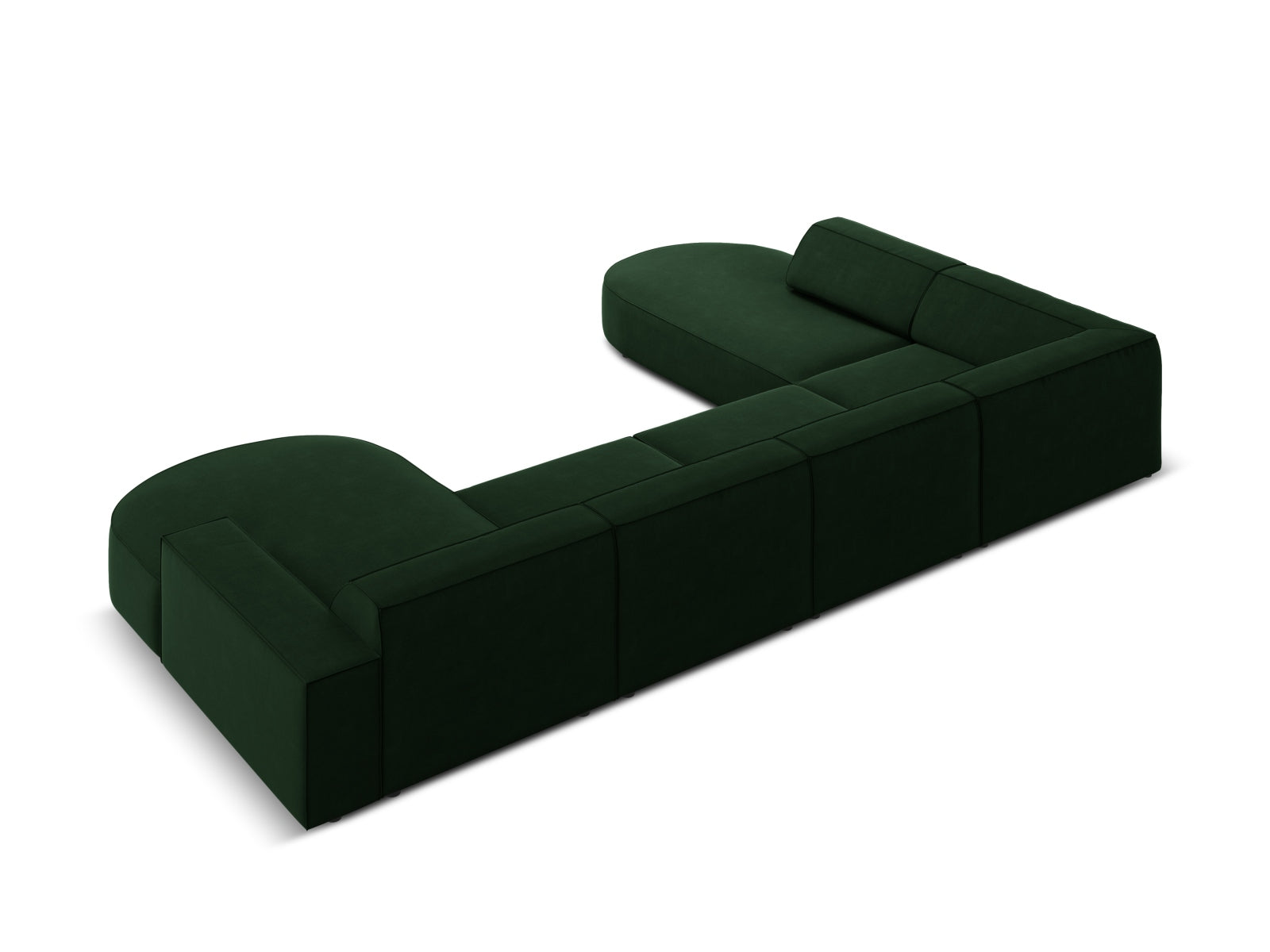 Entdecken Sie das Jodie Velour 7-Sitzer Ecksofa links von Micadoni – ein elegantes, modulares Sofa, das Komfort und Stil vereint. Ideal für jedes Zuhause!