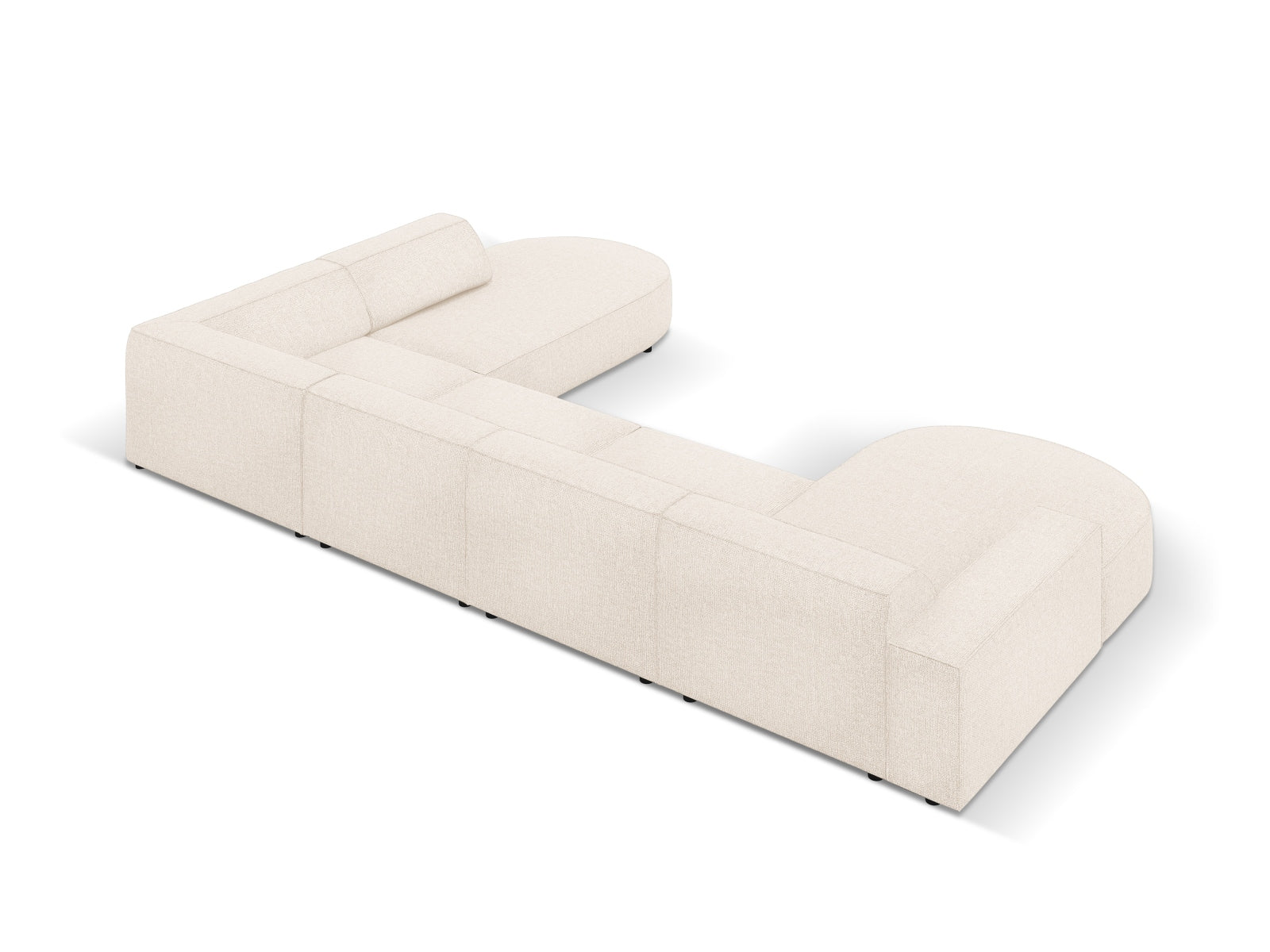 Erleben Sie das Jodie 7-Sitzer Ecksofa von Micadoni – ein modulares, elegantes Sofa für höchsten Komfort und gesellige Momente.