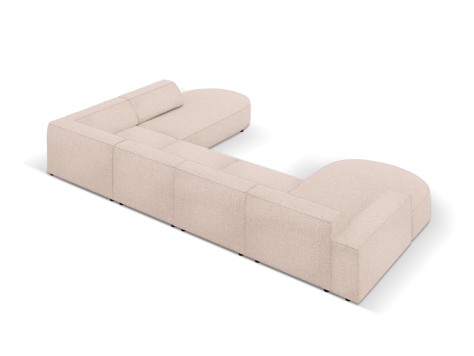 Erleben Sie das Jodie 7-Sitzer Ecksofa von Micadoni – ein modulares, elegantes Sofa für höchsten Komfort und gesellige Momente.