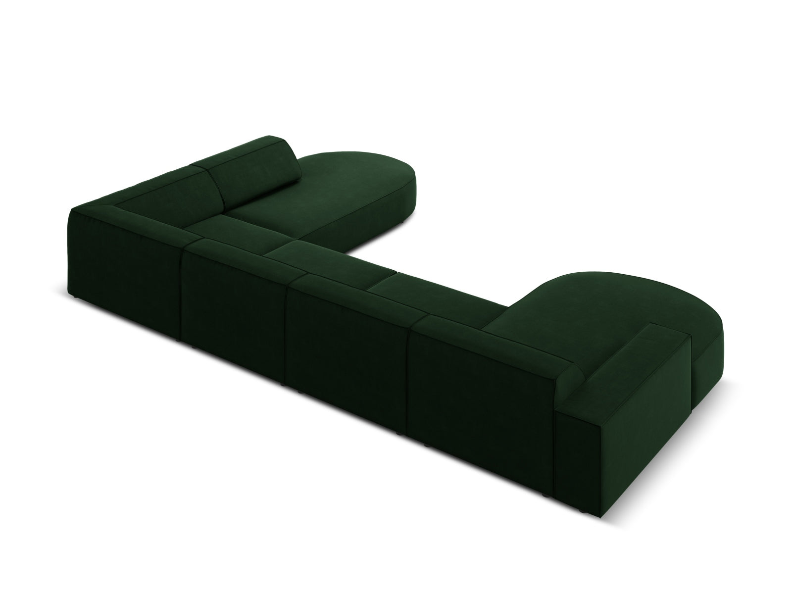 Entdecken Sie das Jodie Velour Ecksofa von Micadoni – ein stilvolles 7-Sitzer Sofa mit anpassbarem Design, hochwertigem Velours und optimalem Komfort.