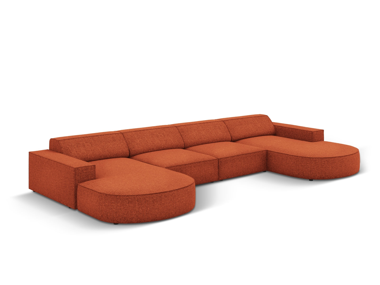 Entdecken Sie das Jodie 6-Sitzer Panoramic Sofa von Micadoni – stilvoll, modular und perfekt für jedes Wohnzimmer. Komfort trifft modernes Design!