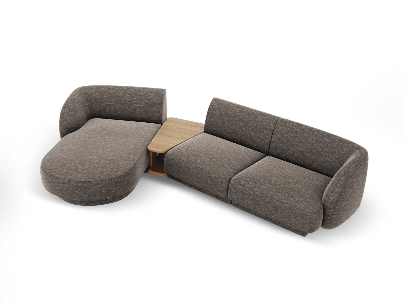 Erleben Sie das Miley Modulare Sofa Links 3 Sitzer von Micadoni – eine elegante Kombination aus Komfort, Funktionalität und zeitlosem Design für Ihr Zuhause.