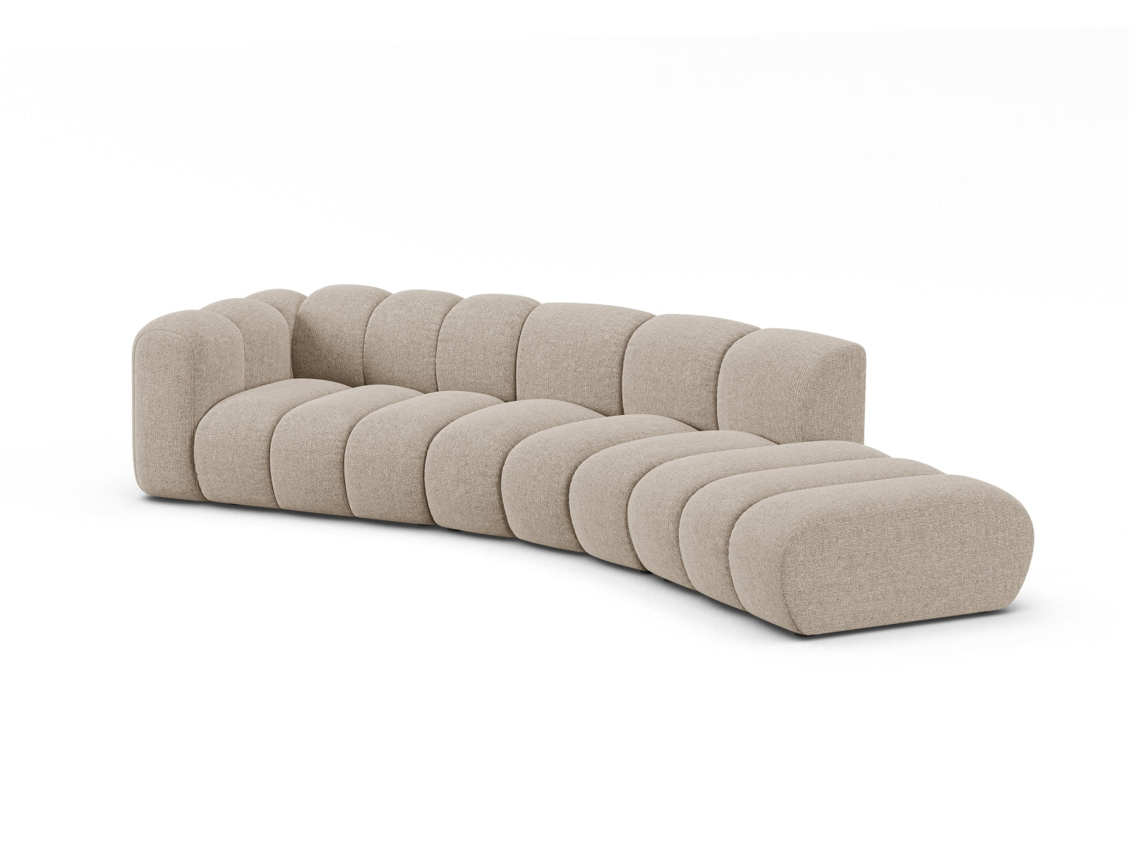 Entdecken Sie das Lupine Modular Sofa links 5 Sitzer von Micadoni – stilvolles Design, flexible Module und ultimativer Komfort für Ihr Wohnzimmer!