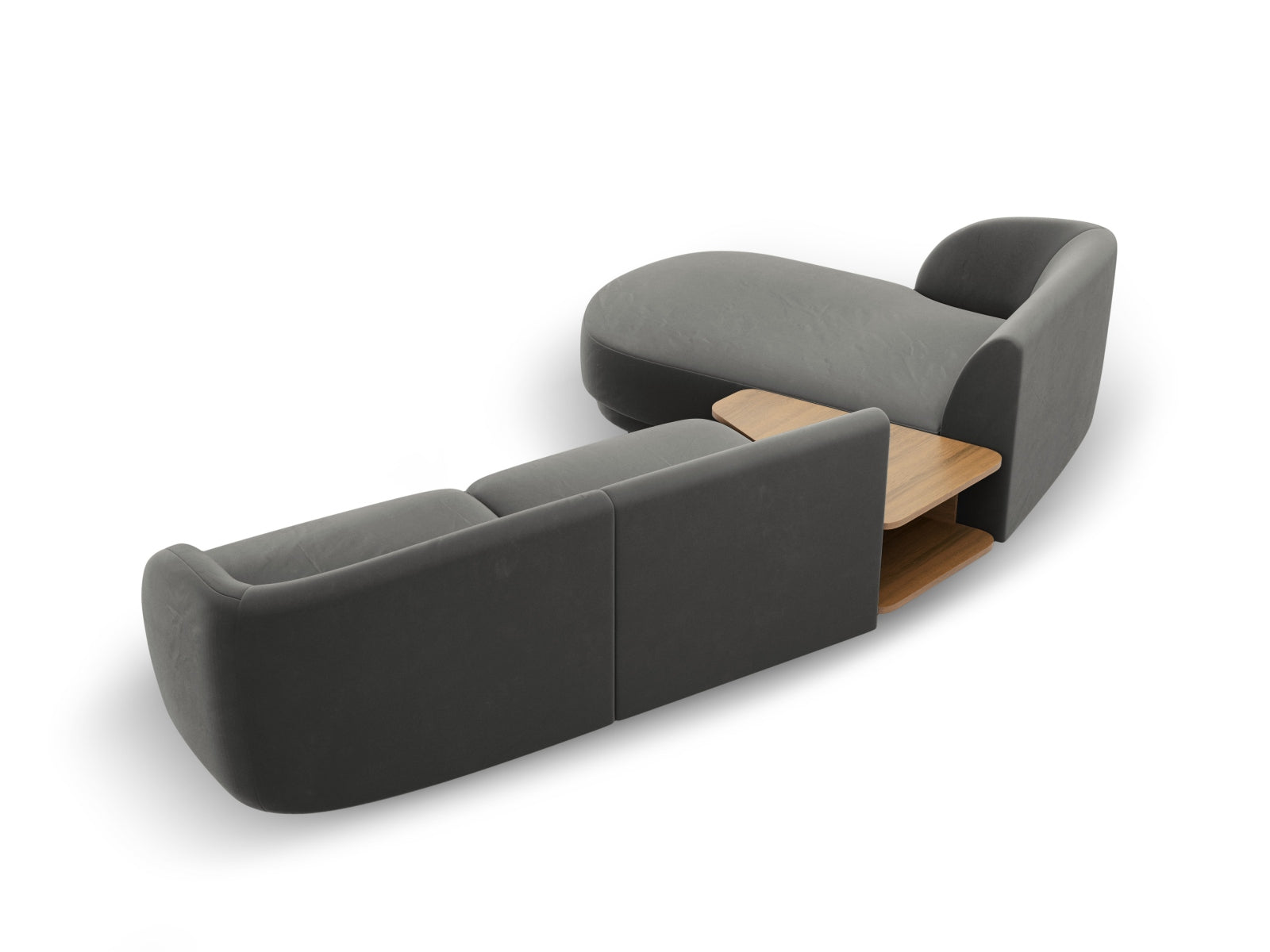 Erleben Sie das Miley Velour 3-Sitzer Sofa von Micadoni: Luxuriös, modular und perfekt für jeden Raum. Komfort und Stil vereint!