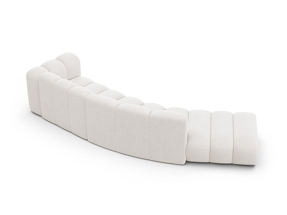 Lupine Offenes rundes Sofa rechts von Micadoni – Ansicht 28