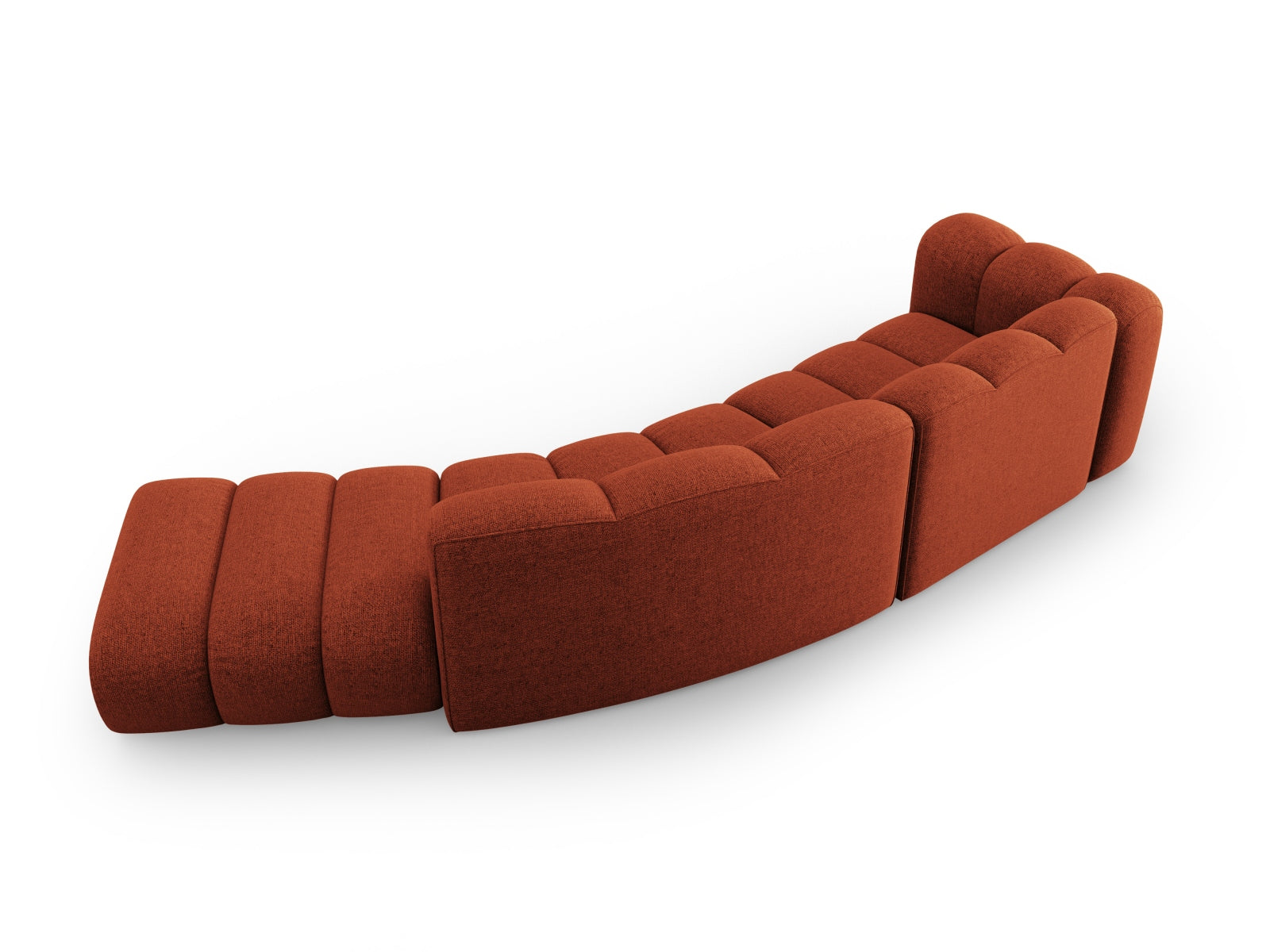 Entdecken Sie das Lupine Modulare Sofa rechts 5 Sitzer von Micadoni – ein stilvolles, flexibles Sofa, das Komfort und modernes Design vereint.