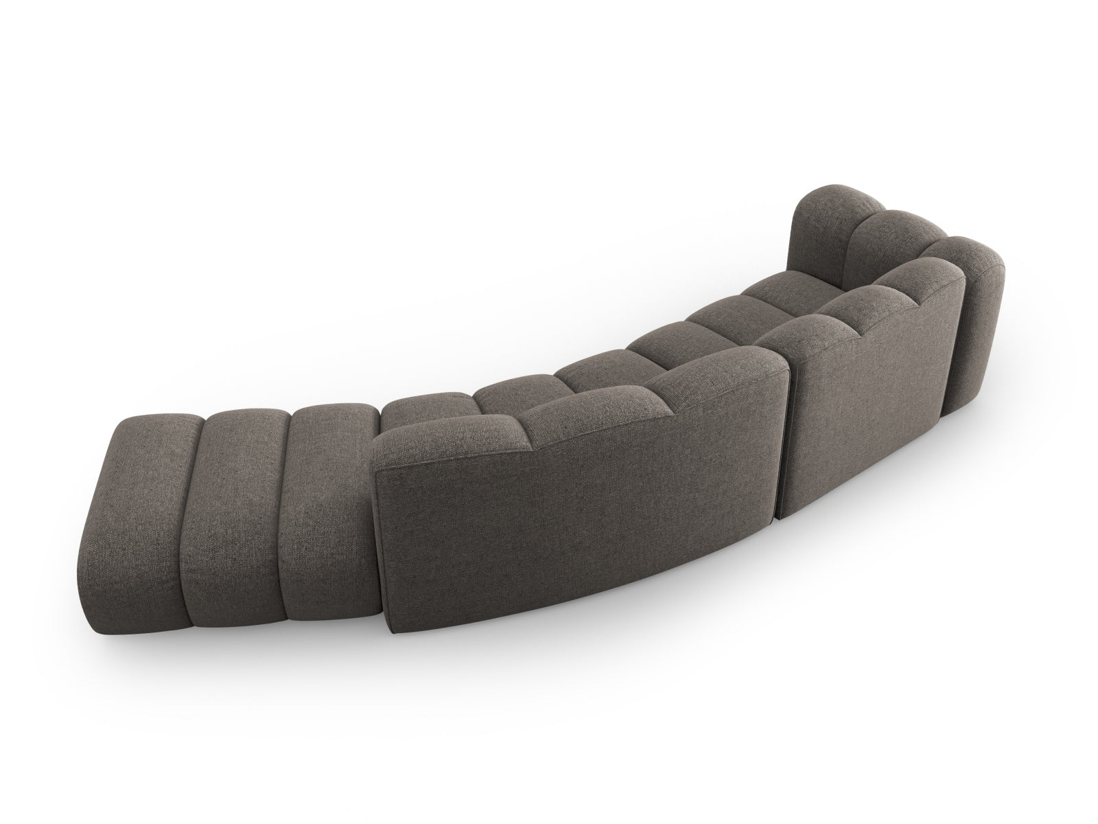 Entdecken Sie das Lupine Modulare Sofa rechts 5 Sitzer von Micadoni – ein stilvolles, flexibles Sofa, das Komfort und modernes Design vereint.