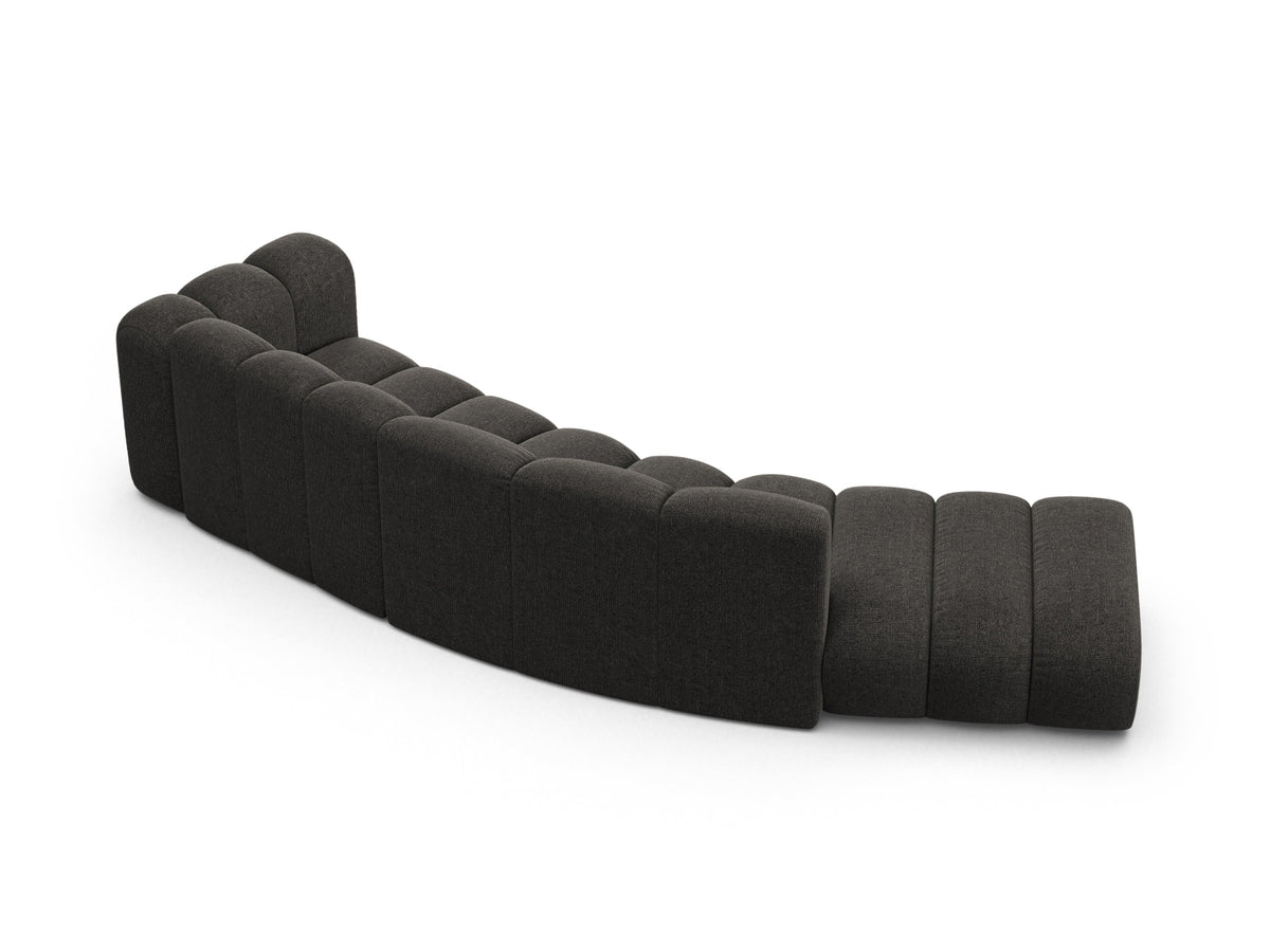 Lupine Modular Sofa rechts 5 Sitzer in Dark Grey-Eden präsentiert im Onlineshop von KAQTU Design AG. 5er Sofa ist von Micadoni