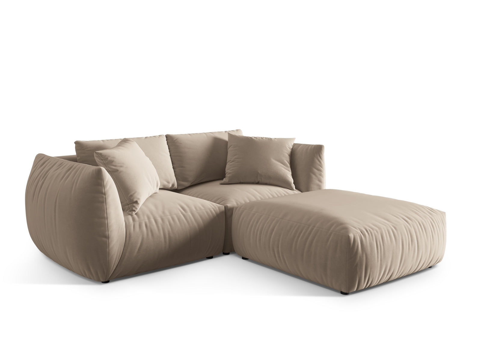 Entdecken Sie das Chris Modular Ecksofa 4 Sitzer von Micadoni – stilvolles Design, optimaler Komfort und vielseitige Anpassungsoptionen für Ihr Zuhause.