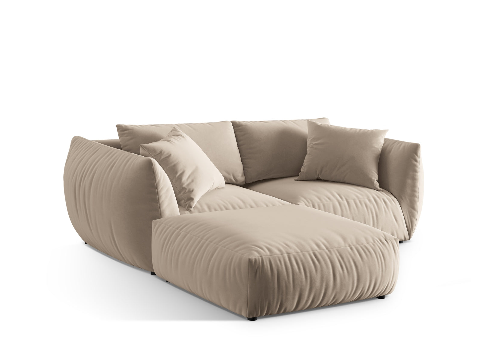 Erleben Sie das Chris Modular Ecksofa 4 Sitzer von Micadoni – elegantes Design, hervorragender Komfort und flexible Gestaltungsmöglichkeiten für Ihr Wohnzimmer.