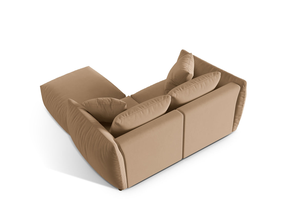 Chris Modular Ecksofa 4 Sitzer in Sand-Casino präsentiert im Onlineshop von KAQTU Design AG. L-Sofa links ist von Micadoni