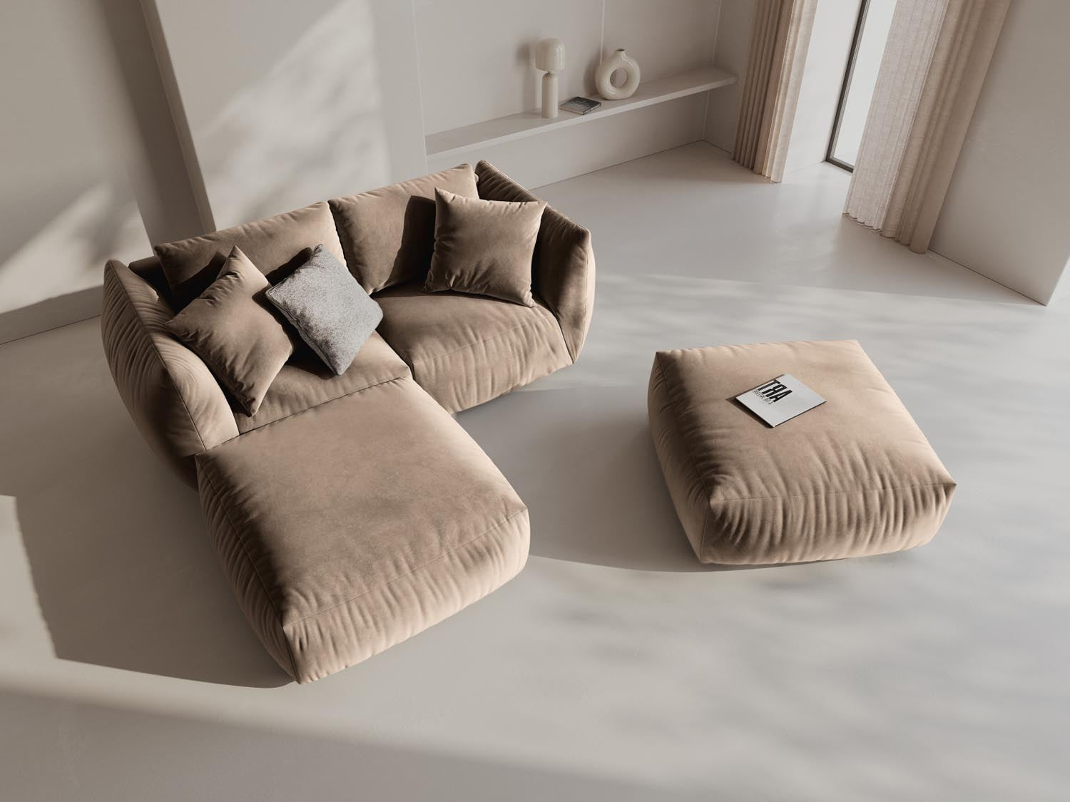 Entdecken Sie das Chris Modular Ecksofa 4 Sitzer von Micadoni – stilvolles Design, optimaler Komfort und vielseitige Anpassungsoptionen für Ihr Zuhause.