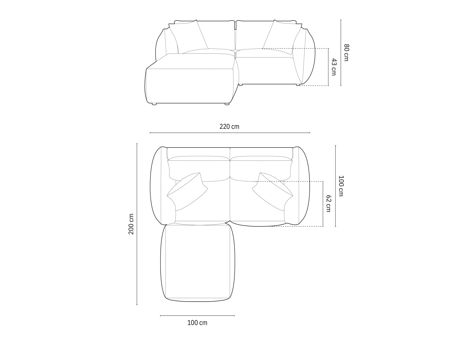 Entdecken Sie das Chris Modular Ecksofa 4 Sitzer von Micadoni – stilvolles Design, optimaler Komfort und vielseitige Anpassungsoptionen für Ihr Zuhause.