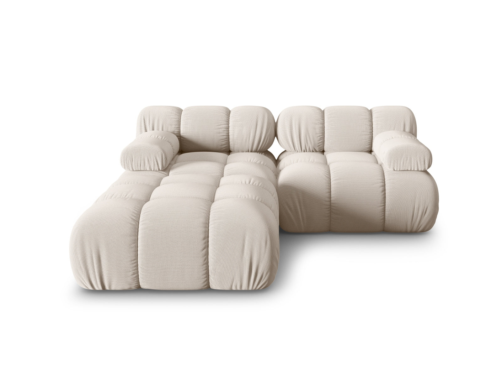 Bellis Modulares Sofa 3 Sitzer 188cm in Light Beige-Sonic präsentiert im Onlineshop von KAQTU Design AG. L-Sofa links ist von Micadoni
