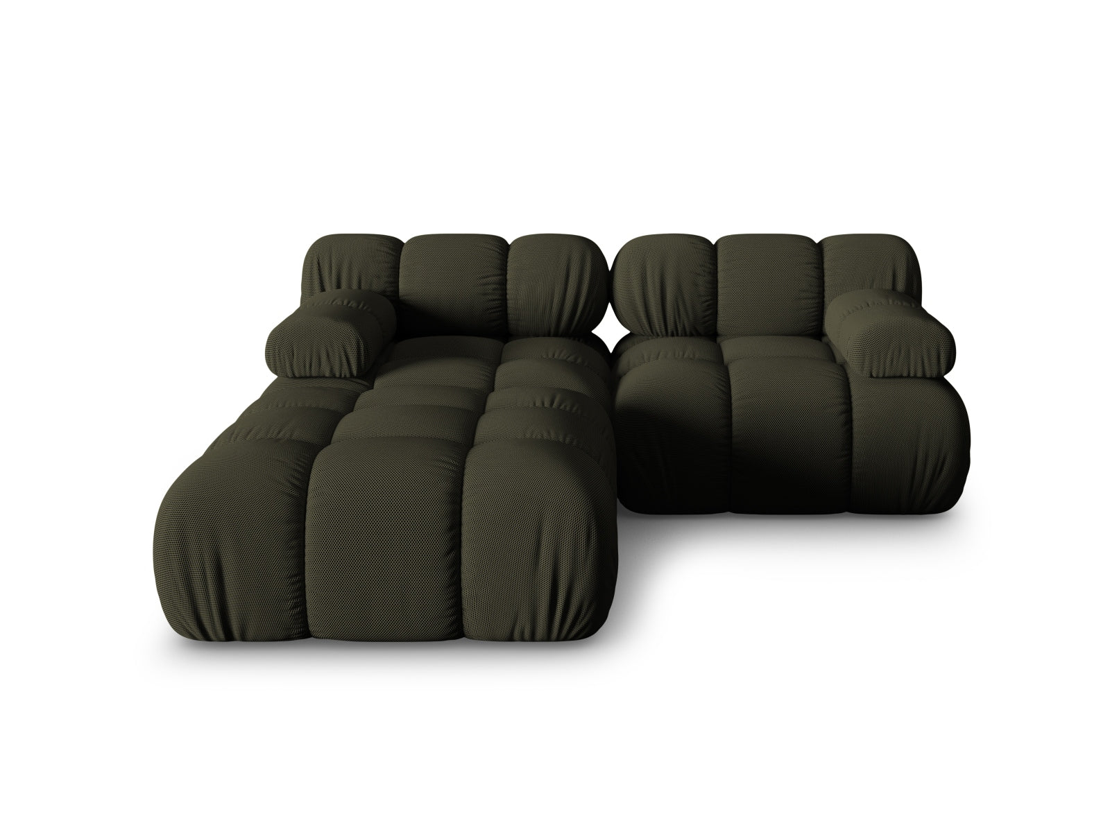 Bellis Modulares Sofa 3 Sitzer 188cm in Amazon Green-Sonic präsentiert im Onlineshop von KAQTU Design AG. L-Sofa links ist von Micadoni