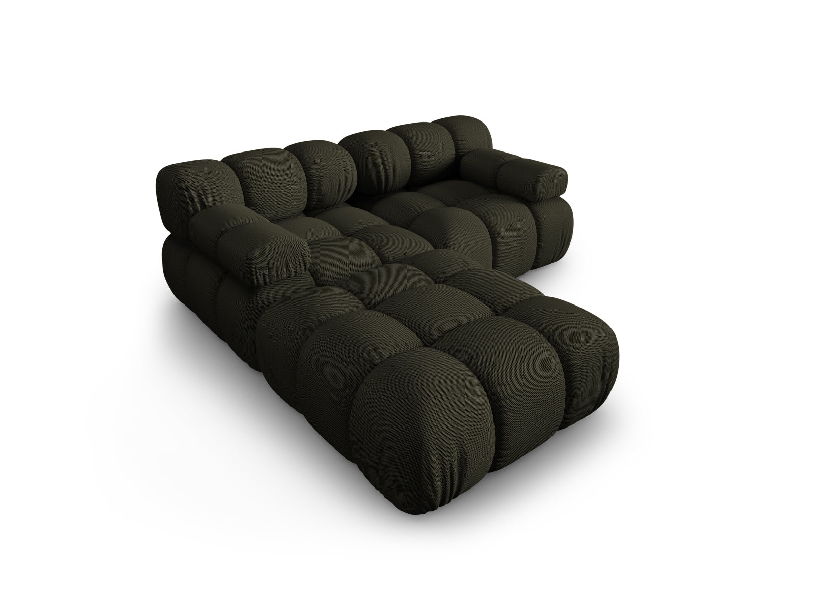 Modulares 3-Sitzer Sofa Bellis in Amazon Green-Sonic, perfekt für moderne Wohnkonzepte, bietet Komfort und Stil von Micadoni.