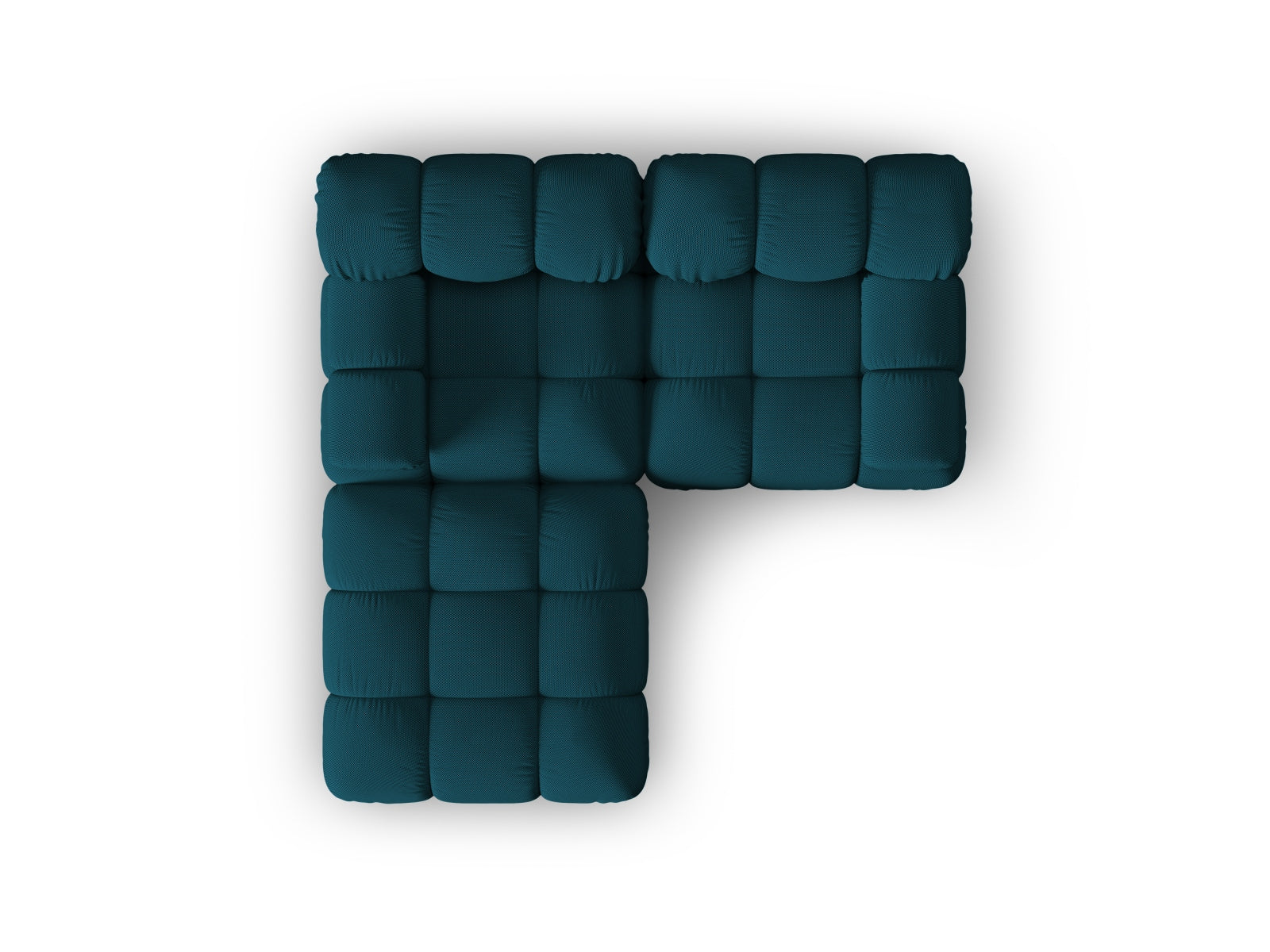 Elegantes Bellis 3-Sitzer Sofa in Navy Blue-Sonic, ideal für stilvolle Wohnräume, vereint Funktionalität und modernes Design von Micadoni.