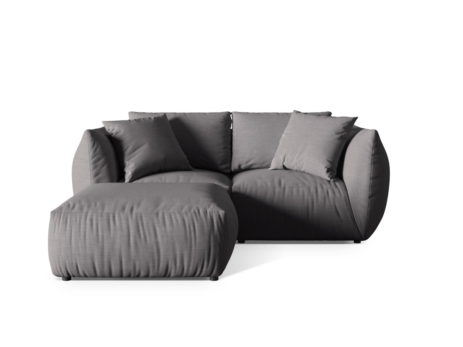Chris Modular Ecksofa 4 Sitzer in Sand präsentiert im Onlineshop von KAQTU Design AG. Ecksofa ist von Micadoni