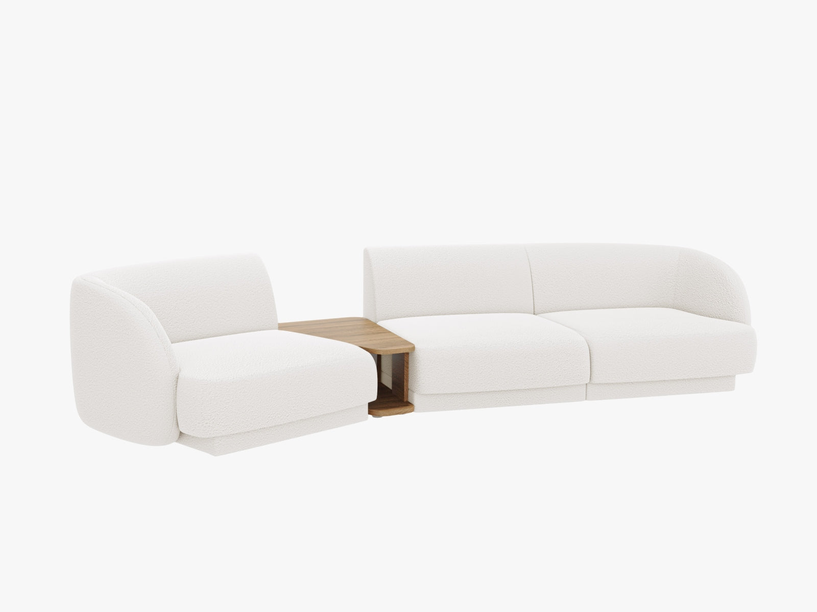 Entdecken Sie das Miley Modulare Sofa Links 3 Sitzer von Micadoni – stilvoll, bequem und perfekt für jedes moderne Wohnzimmer.