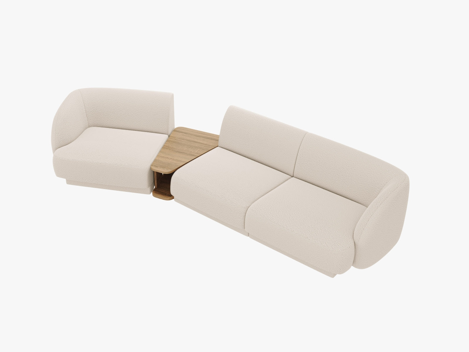 Erleben Sie das Miley Modulare Sofa Links 3 Sitzer von Micadoni – eine elegante Kombination aus Komfort, Funktionalität und zeitlosem Design für Ihr Zuhause.