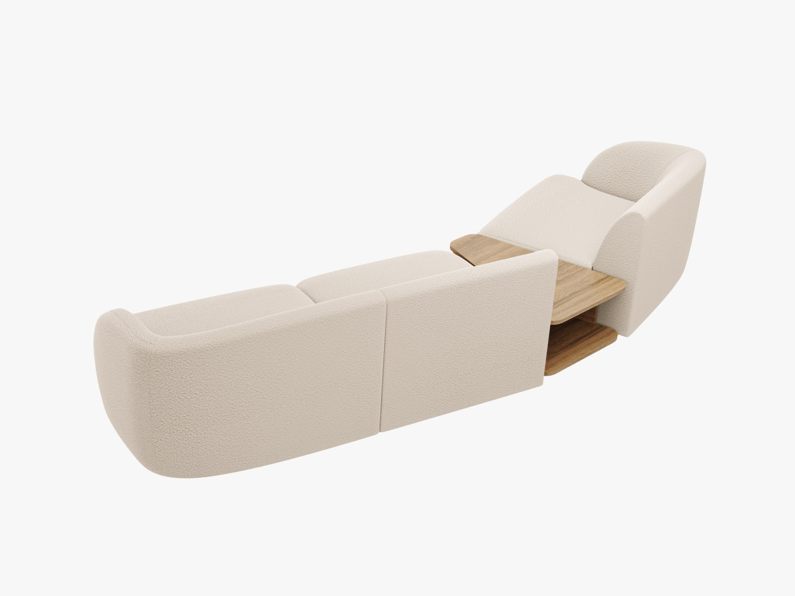 Erleben Sie das Miley Modulare Sofa Links 3 Sitzer von Micadoni – eine elegante Kombination aus Komfort und Funktionalität für Ihr Zuhause.
