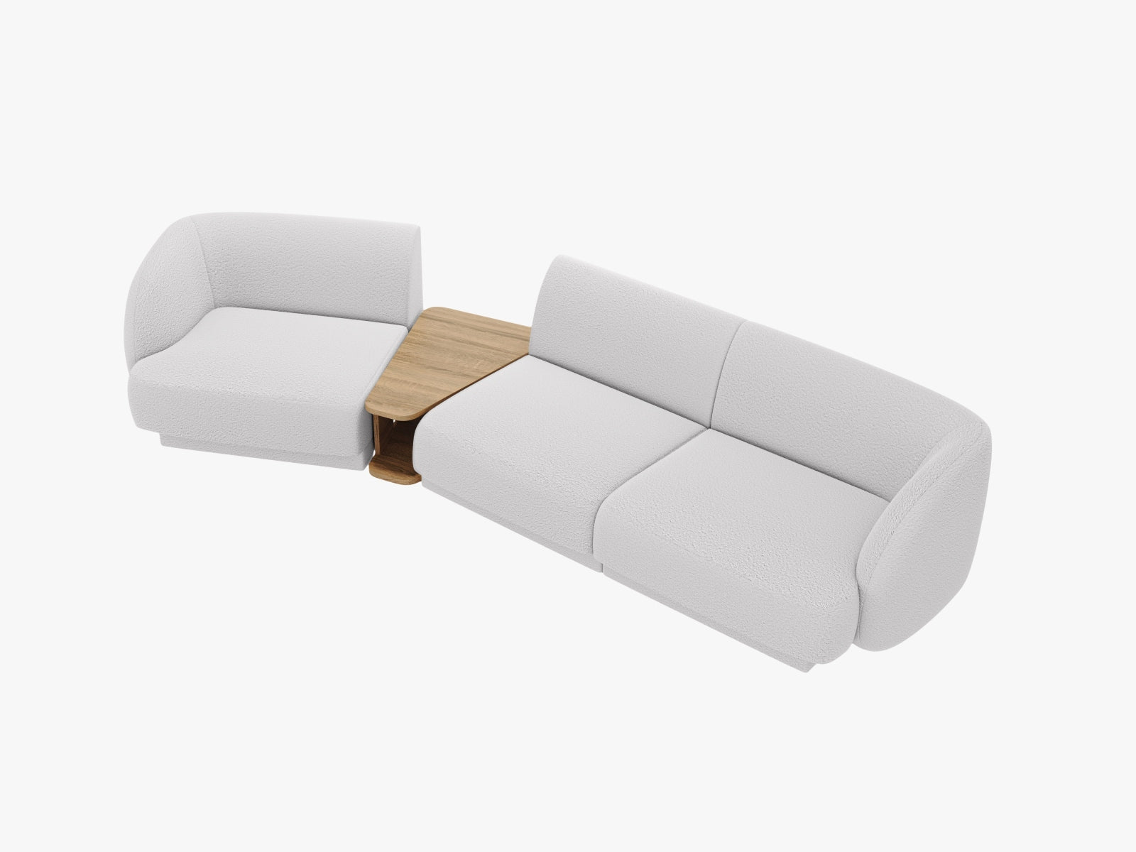 Erleben Sie das Miley Modulare Sofa Links 3 Sitzer von Micadoni – eine elegante Kombination aus Komfort, Funktionalität und zeitlosem Design für Ihr Zuhause.