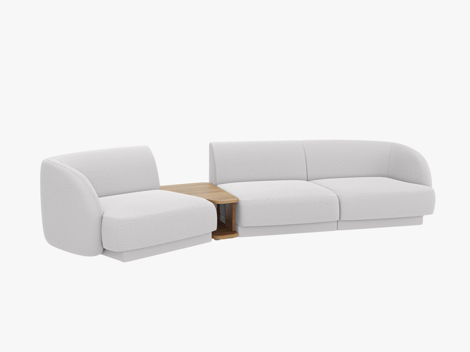 Entdecken Sie das Miley Modulare Sofa Links 3 Sitzer von Micadoni – stilvoll, bequem und perfekt für jedes moderne Wohnzimmer.