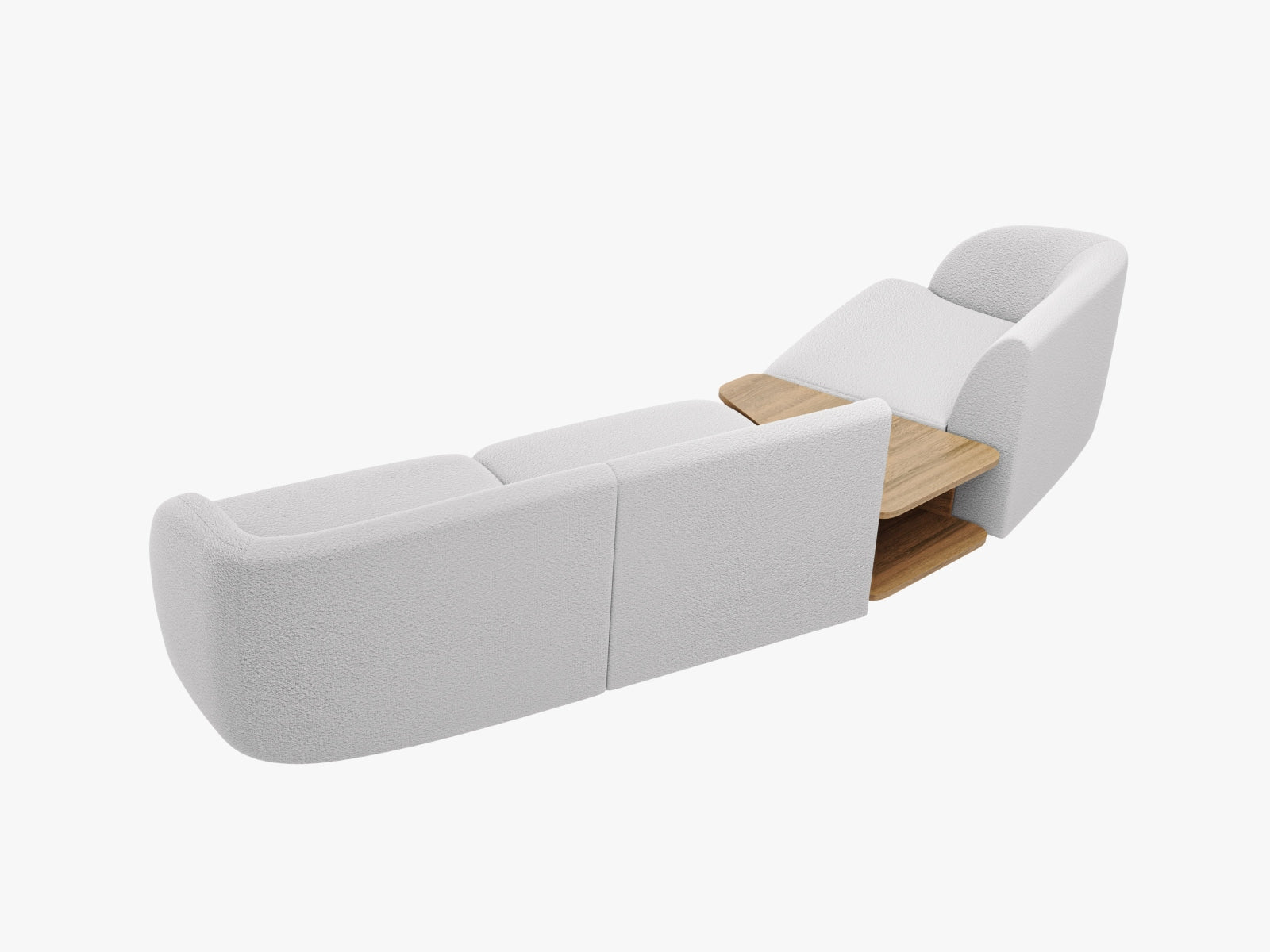 Erleben Sie das Miley Modulare Sofa Links 3 Sitzer von Micadoni – eine elegante Kombination aus Komfort und Funktionalität für Ihr Zuhause.
