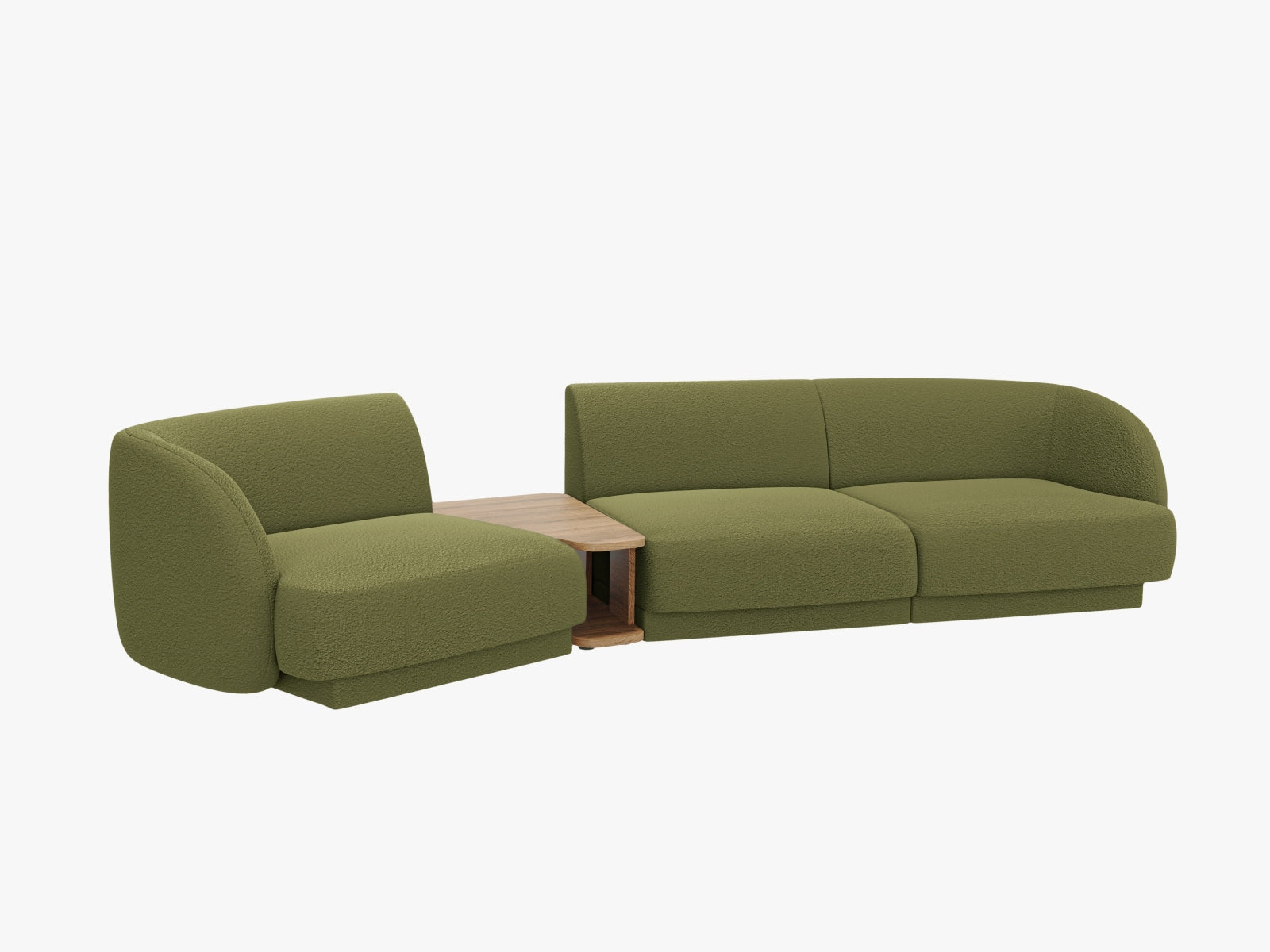 Entdecken Sie das Miley 3-Sitzer Sofa von Micadoni – ein stilvolles, modulares Sofa, das Eleganz und Bequemlichkeit in Ihr Zuhause bringt.