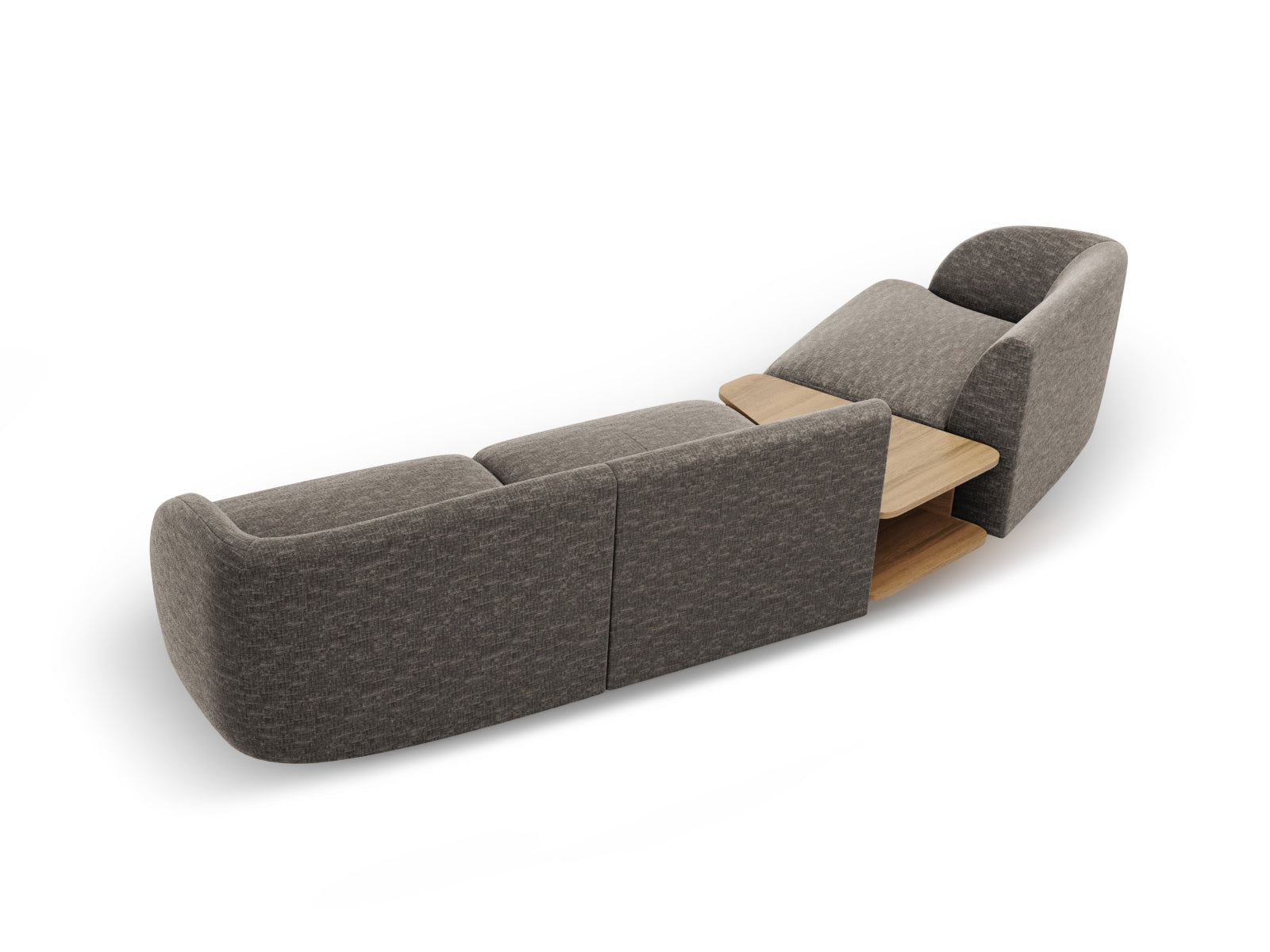 Erleben Sie das Miley Modulare Sofa Links 3 Sitzer von Micadoni – eine elegante Kombination aus Komfort und Funktionalität für Ihr Zuhause.