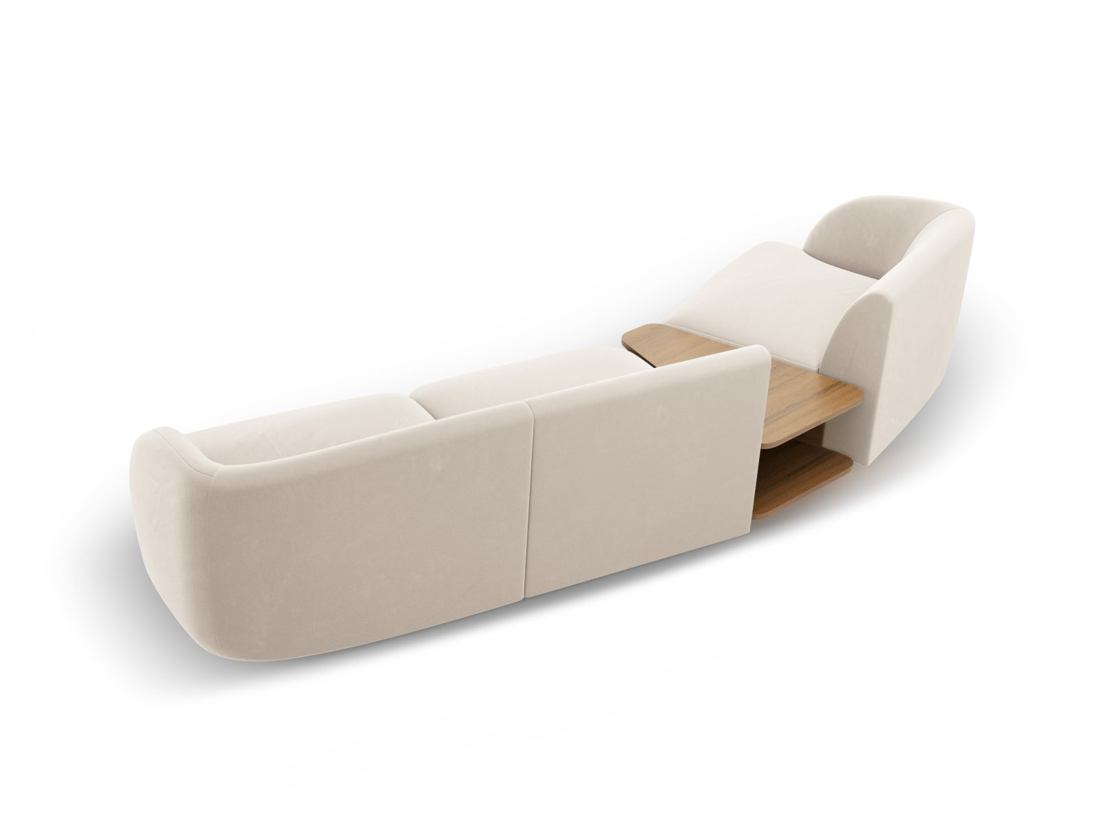 Erleben Sie das Miley Velour 3-Sitzer Sofa von Micadoni: Luxuriös, modular und perfekt für jeden Raum. Komfort und Stil vereint!