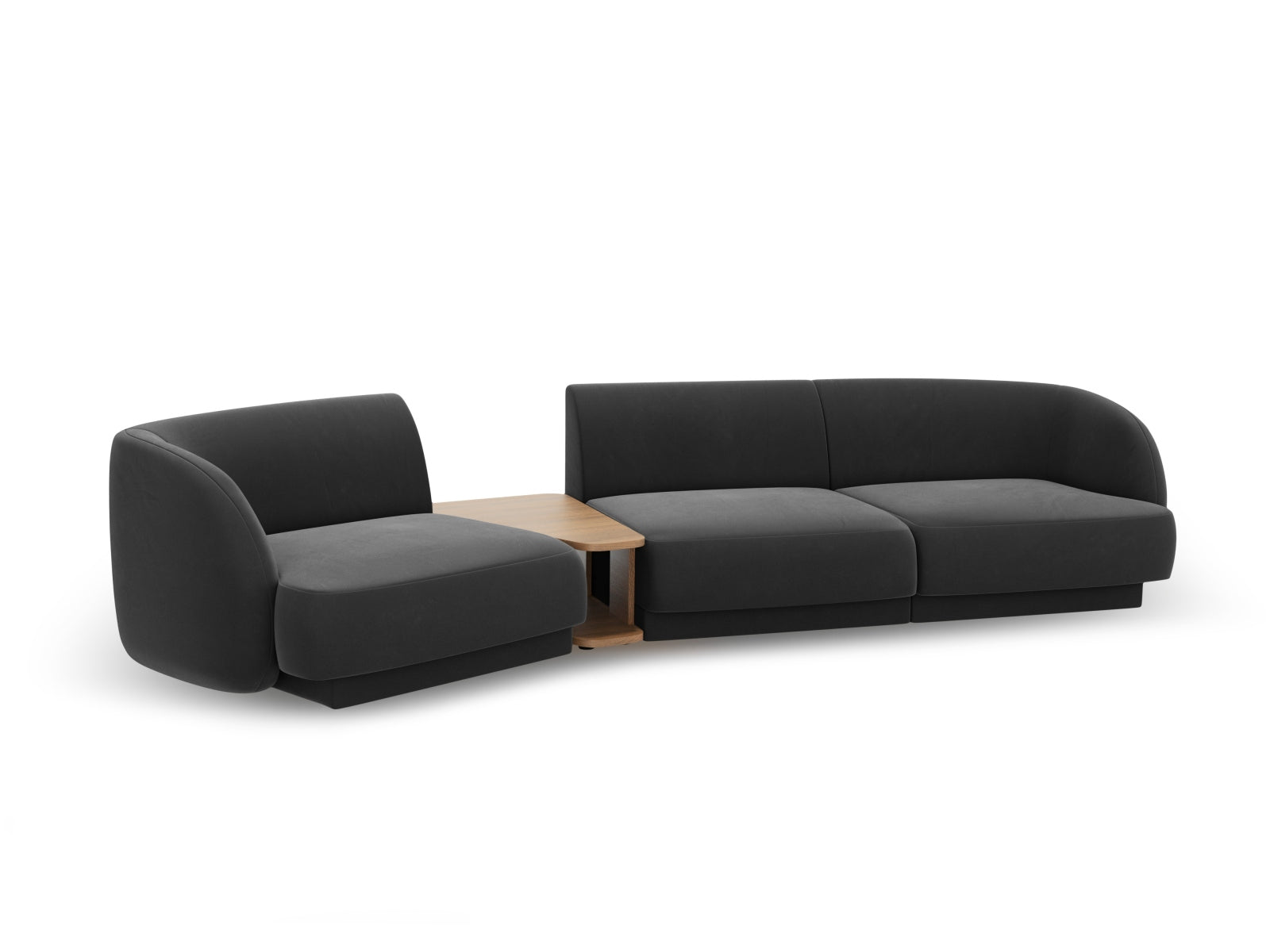 Entdecken Sie das Miley Velour 3-Sitzer Sofa von Micadoni: stilvoll, anpassbar und ideal für Ihr modernes Zuhause. Komfort trifft Eleganz!