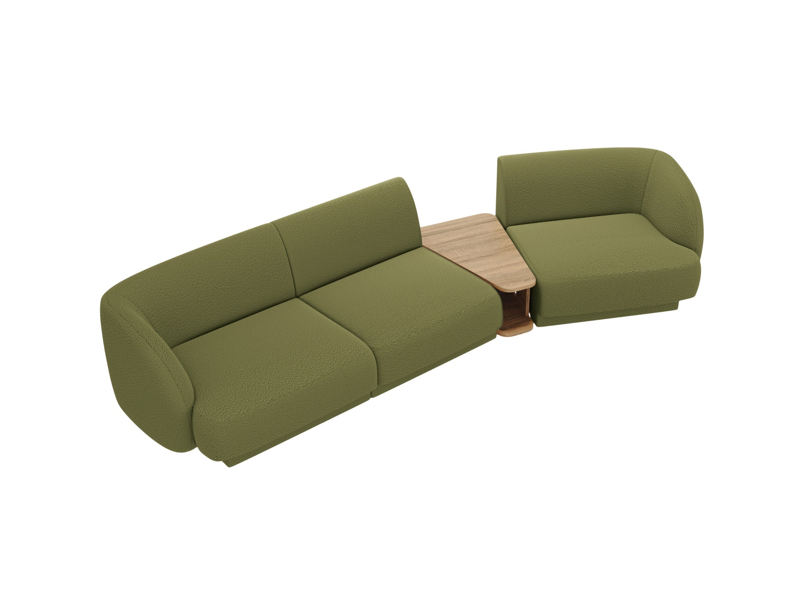 Entdecken Sie das Miley Modulares Sofa rechts 3 Sitzer von Micadoni – ein stilvolles, flexibles Möbelstück, das Komfort und Eleganz in Ihr Wohnzimmer bringt.
