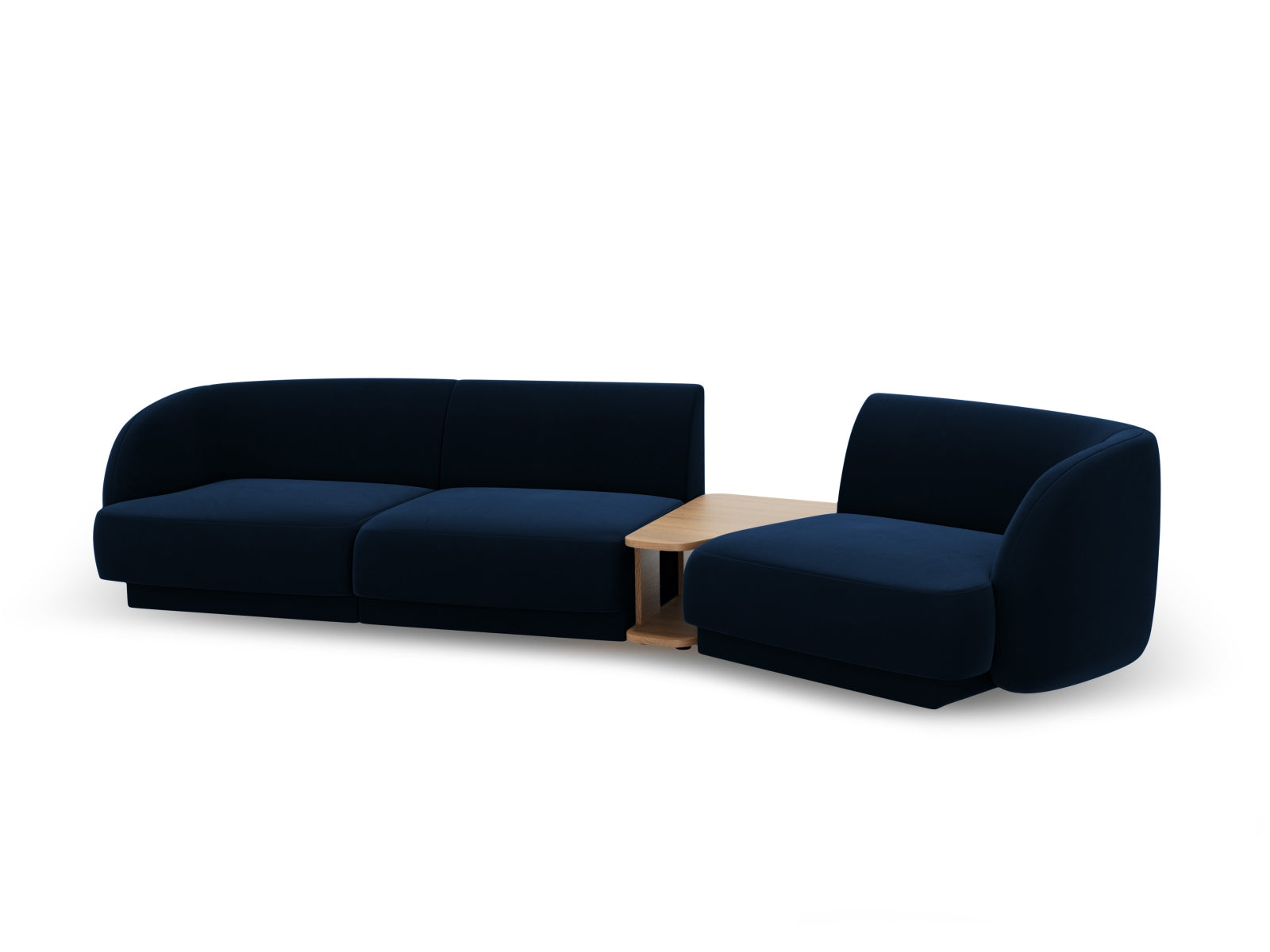 Entdecken Sie das Miley Velour Sofa rechts 3 Sitzer von Micadoni – stilvoll, modular und perfekt für Ihr modernes Zuhause.