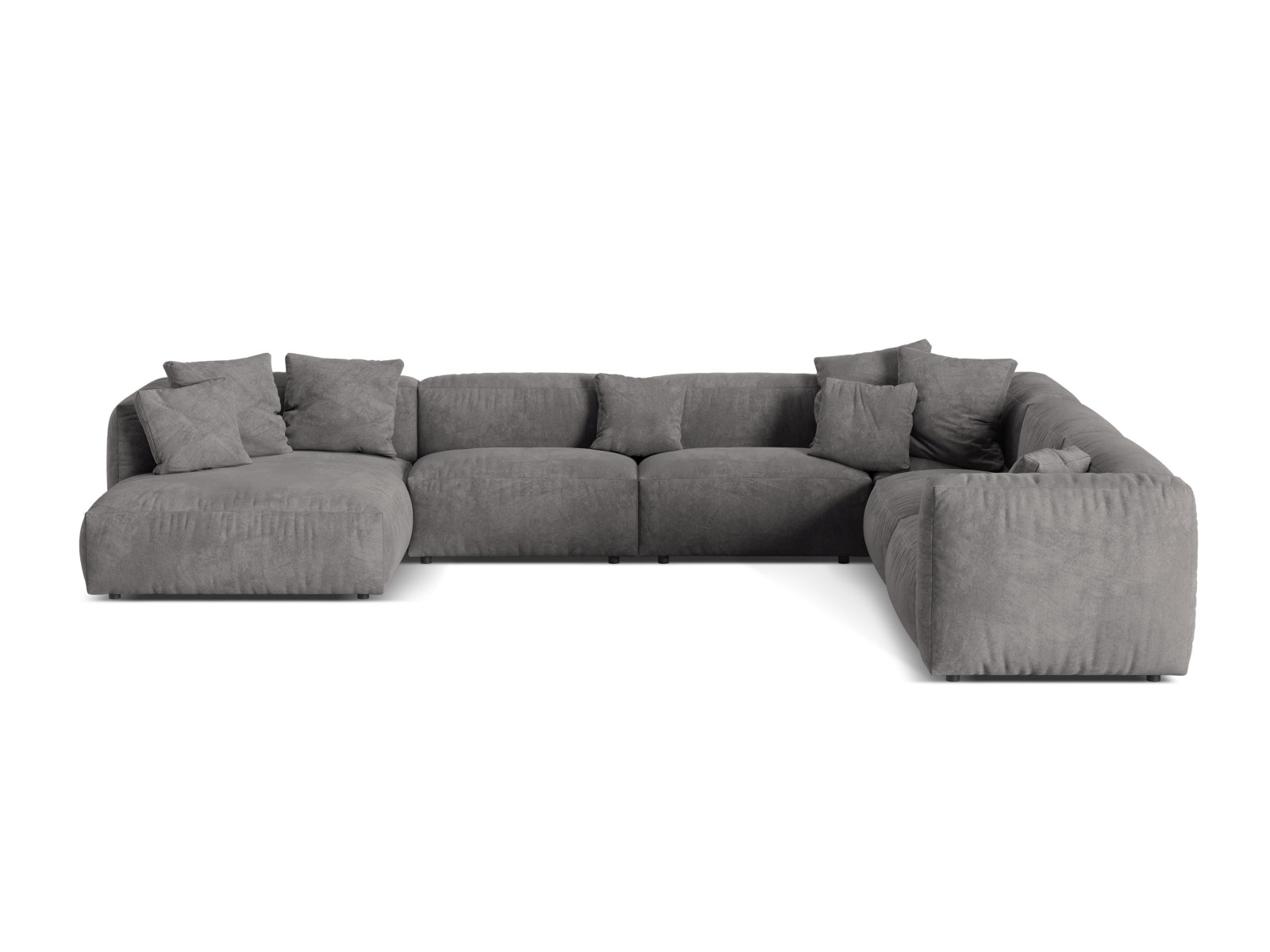 6-Sitzer Modular Ecksofa rechts XL Martina in Grey-Vogue präsentiert im Onlineshop von KAQTU Design AG. Ecksofa rechts ist von Micadoni
