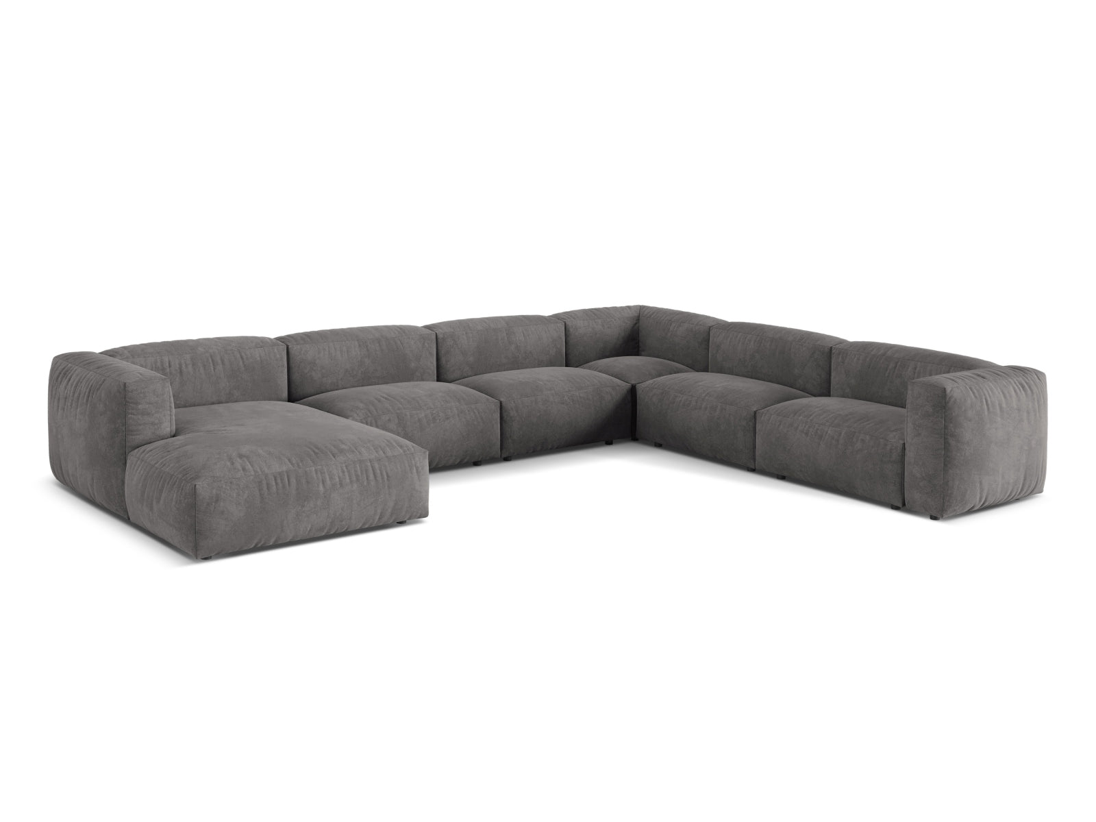 6-Sitzer Modular Ecksofa rechts XL Martina in Grey-Vogue präsentiert im Onlineshop von KAQTU Design AG. Ecksofa rechts ist von Micadoni