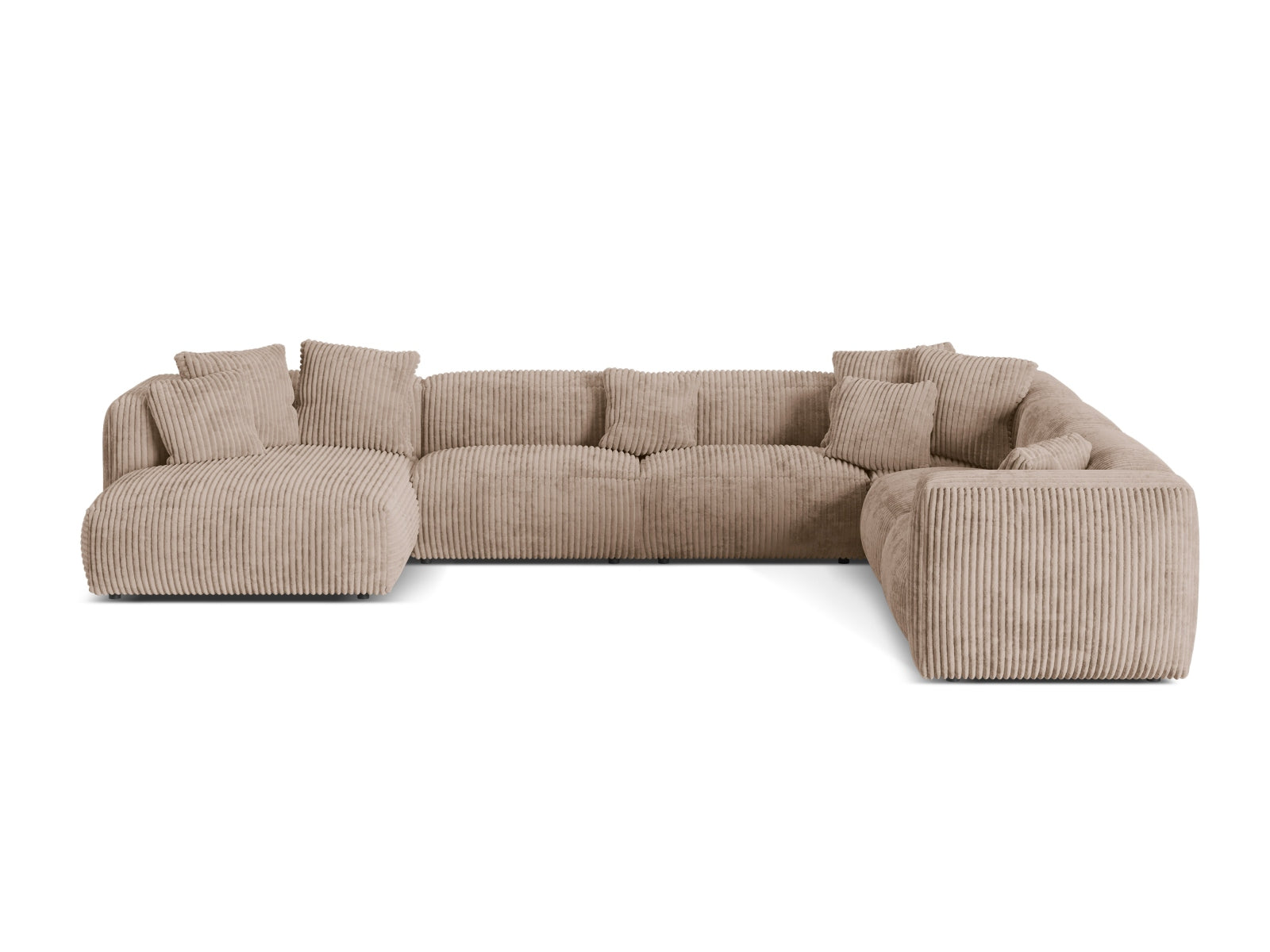 6-Sitzer Ecksofa rechts XL Martina in Acorn-Tilia präsentiert im Onlineshop von KAQTU Design AG. Ecksofa rechts ist von Micadoni