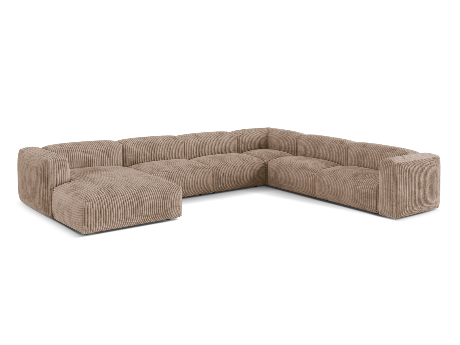 6-Sitzer Ecksofa rechts XL Martina in Acorn-Tilia präsentiert im Onlineshop von KAQTU Design AG. Ecksofa rechts ist von Micadoni