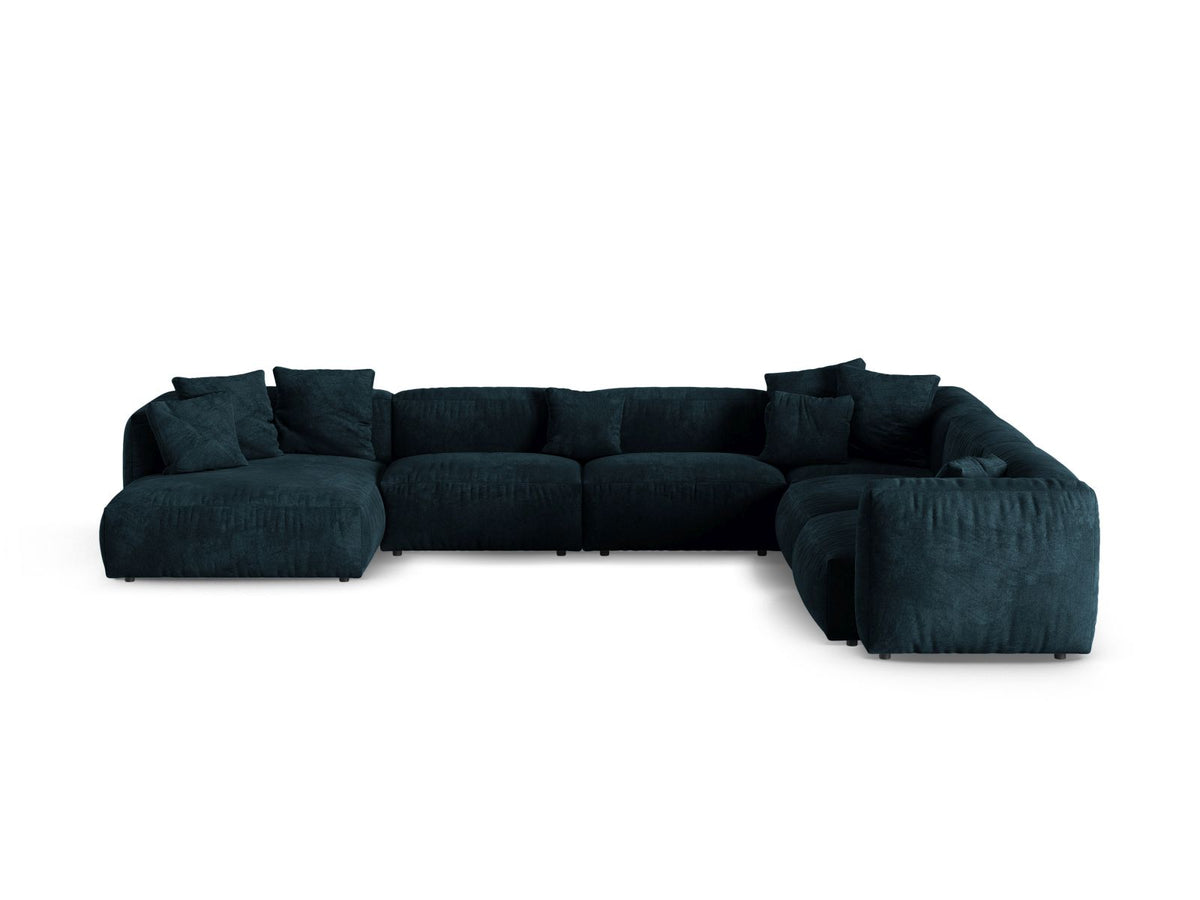 6-Sitzer XL Modular Ecksofa rechts Martina in Deep Petrol-Vogue präsentiert im Onlineshop von KAQTU Design AG. Ecksofa rechts ist von Micadoni