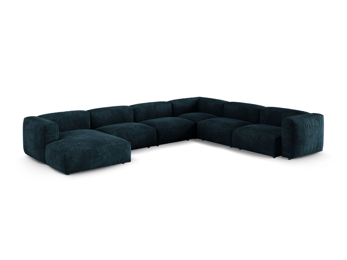 6-Sitzer XL Modular Ecksofa rechts Martina in Deep Petrol-Vogue präsentiert im Onlineshop von KAQTU Design AG. Ecksofa rechts ist von Micadoni
