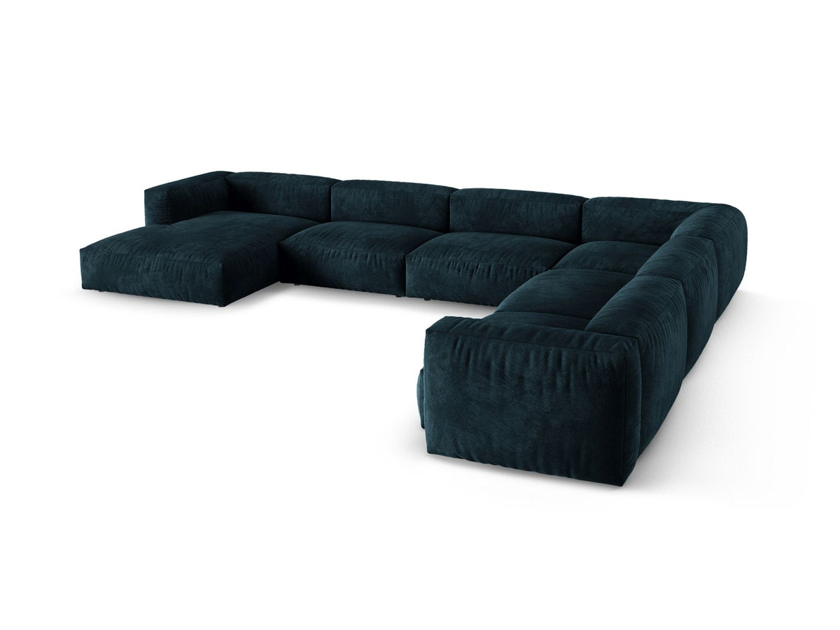 6-Sitzer XL Modular Ecksofa rechts Martina in Deep Petrol-Vogue präsentiert im Onlineshop von KAQTU Design AG. Ecksofa rechts ist von Micadoni