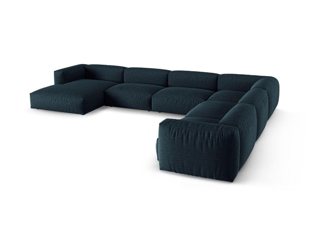 6-Sitzer Ecksofa rechts XL Martina in Blue Jeans-Boston präsentiert im Onlineshop von KAQTU Design AG. Ecksofa rechts ist von Micadoni